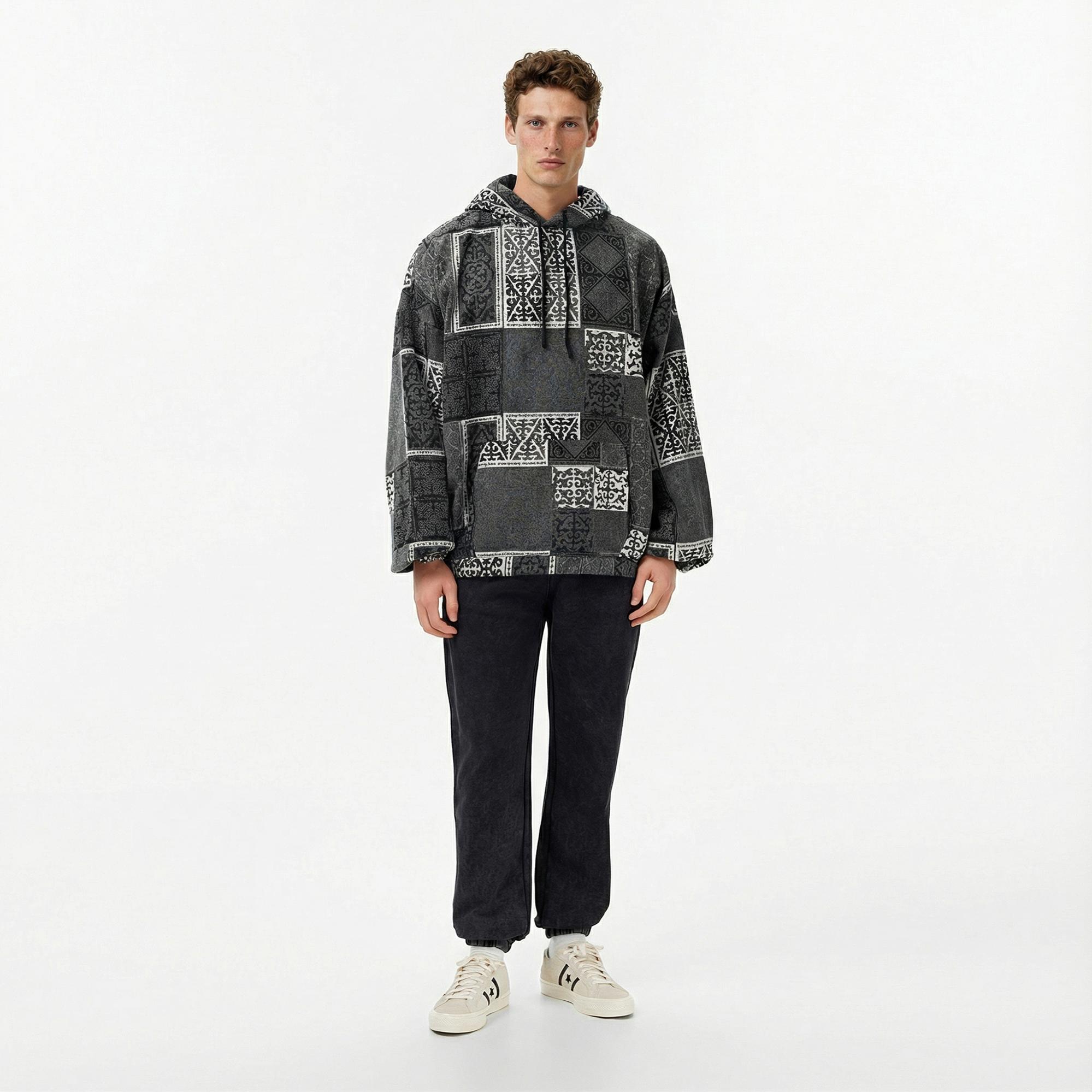 Les Benjamins 029 Erkek Renkli Sweatshirt
