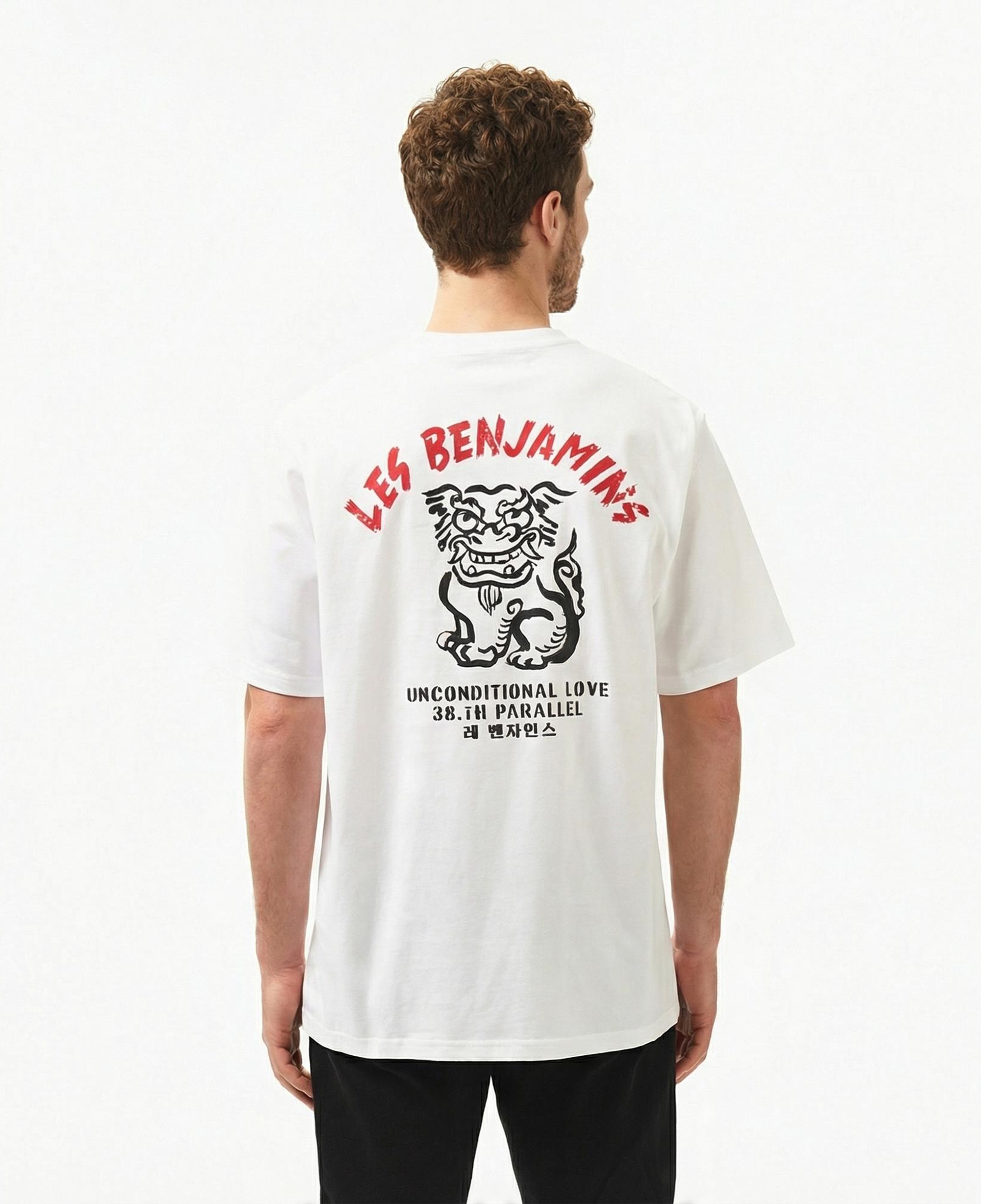 Les Benjamins Relaxed 031 Erkek Beyaz T-Shirt