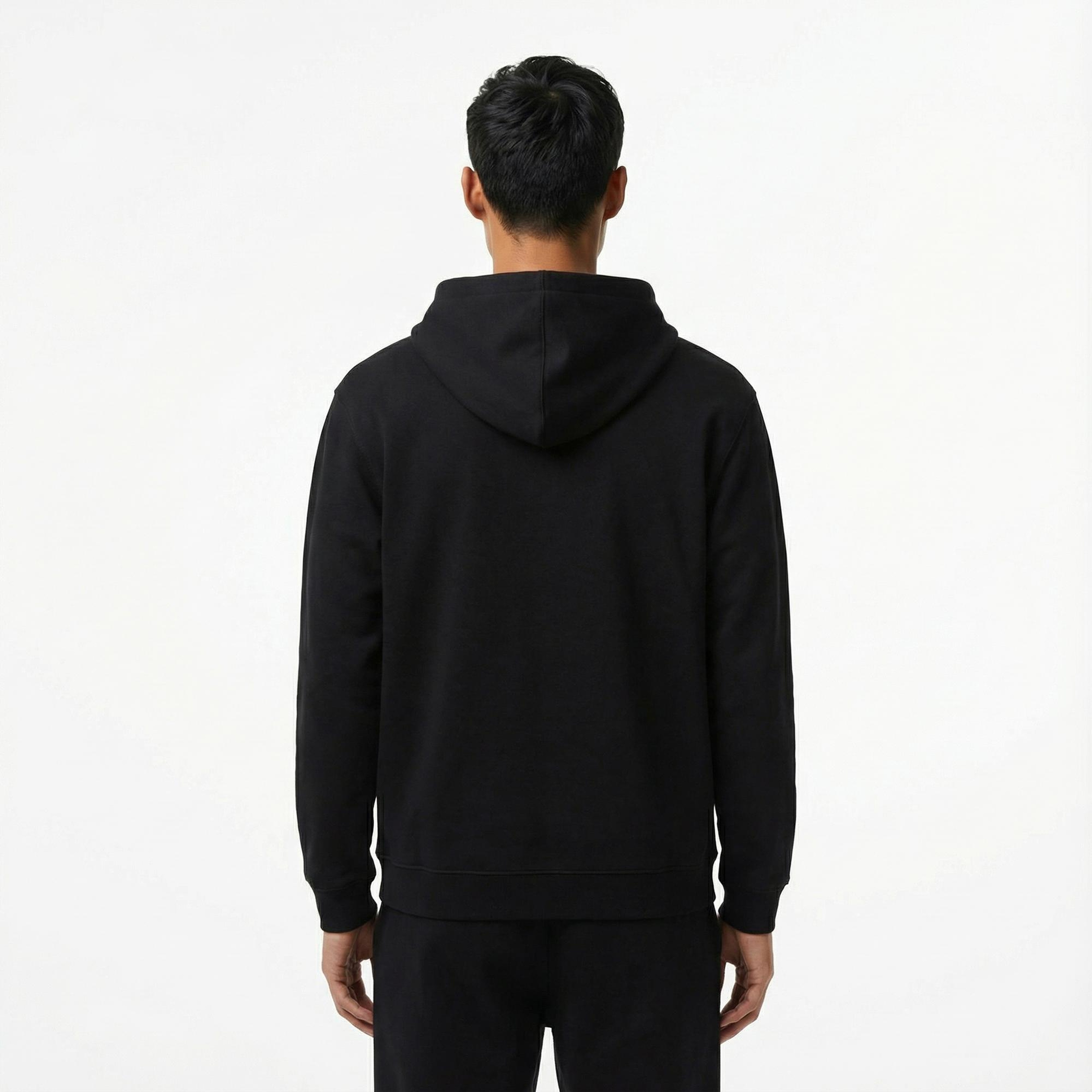 Les Benjamins Zip 002 Erkek Siyah Sweatshirt