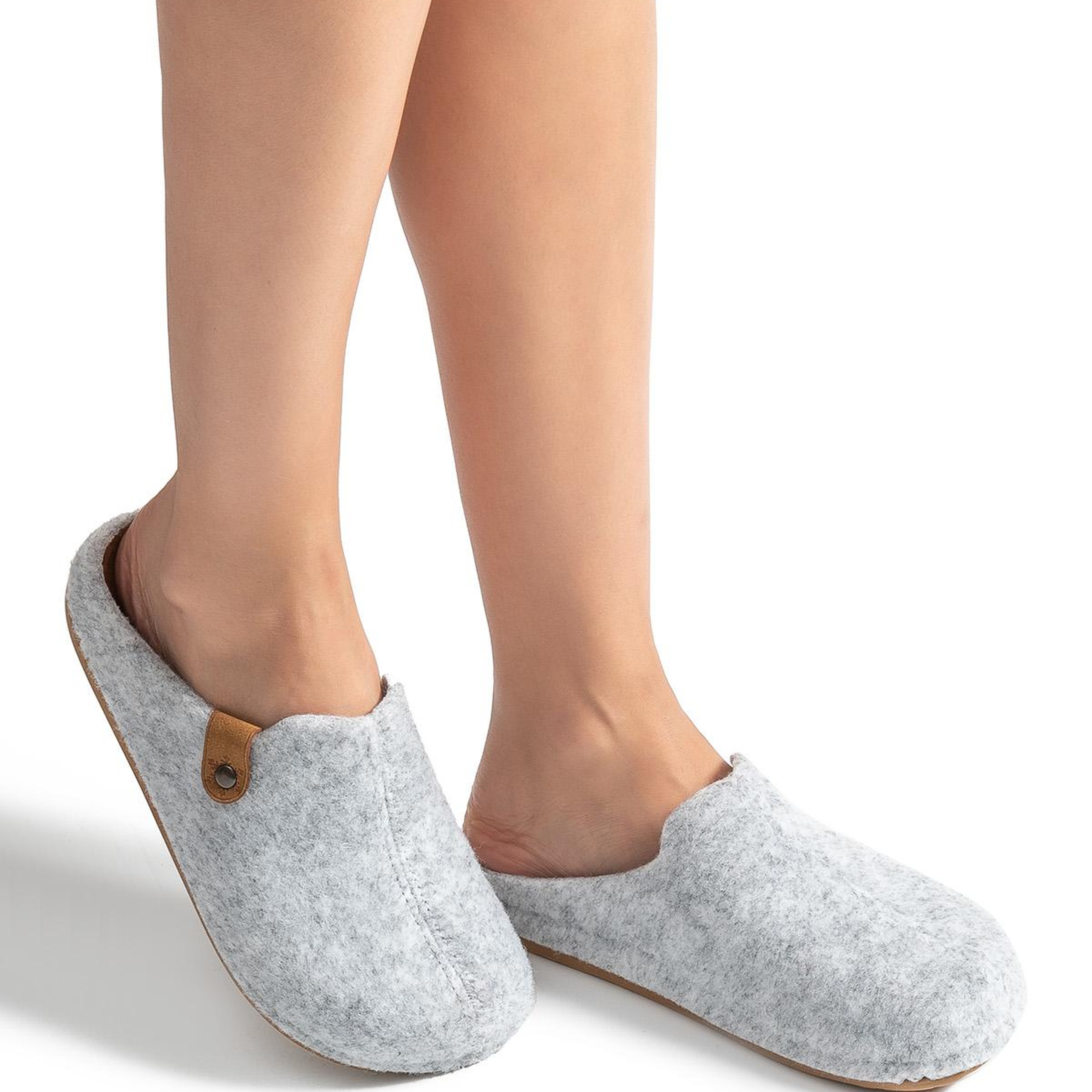 Teına Kadın,Garson Boy Ev Terliği Gri 36/40