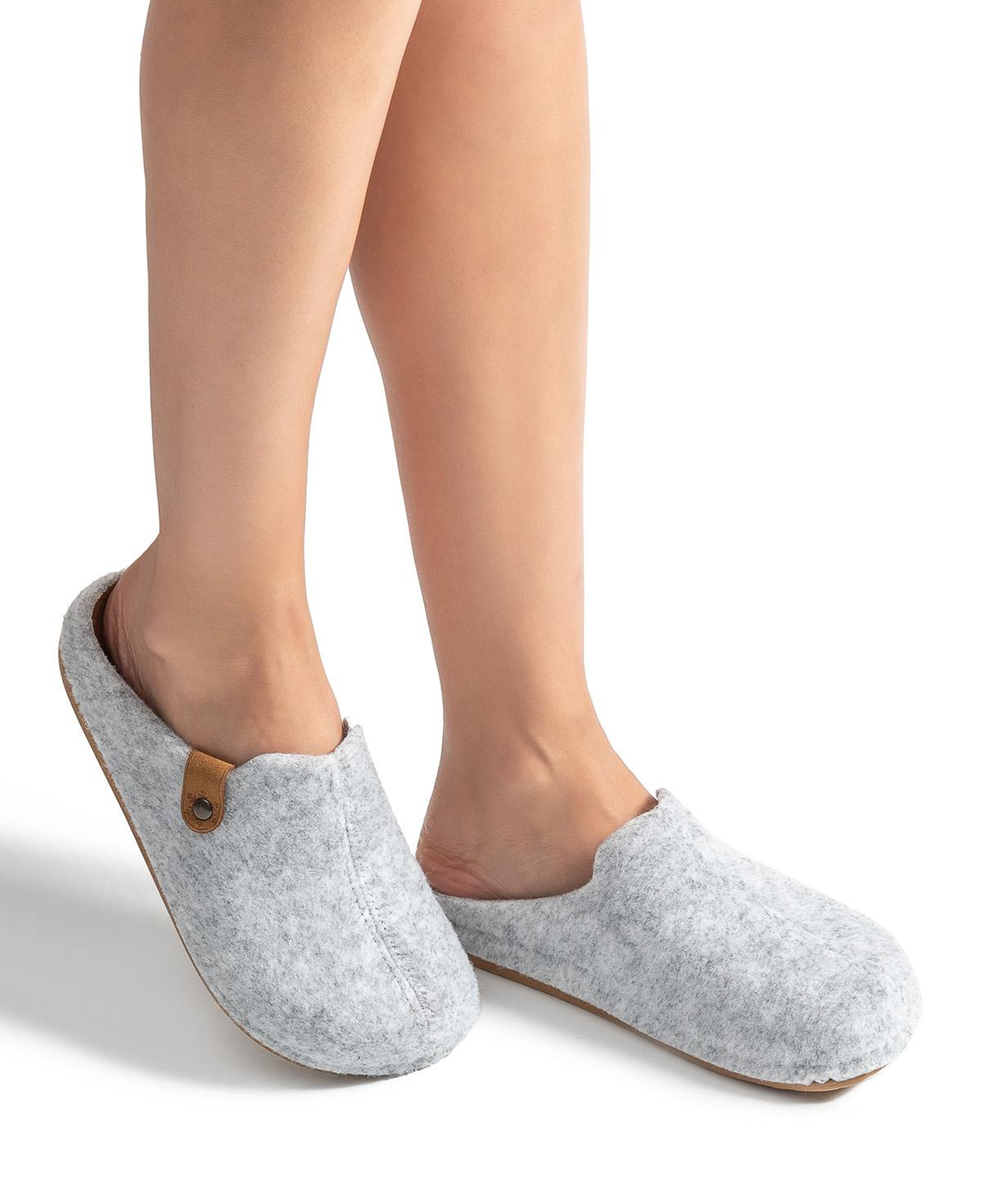 Teına Kadın,Garson Boy Ev Terliği Gri 36/40