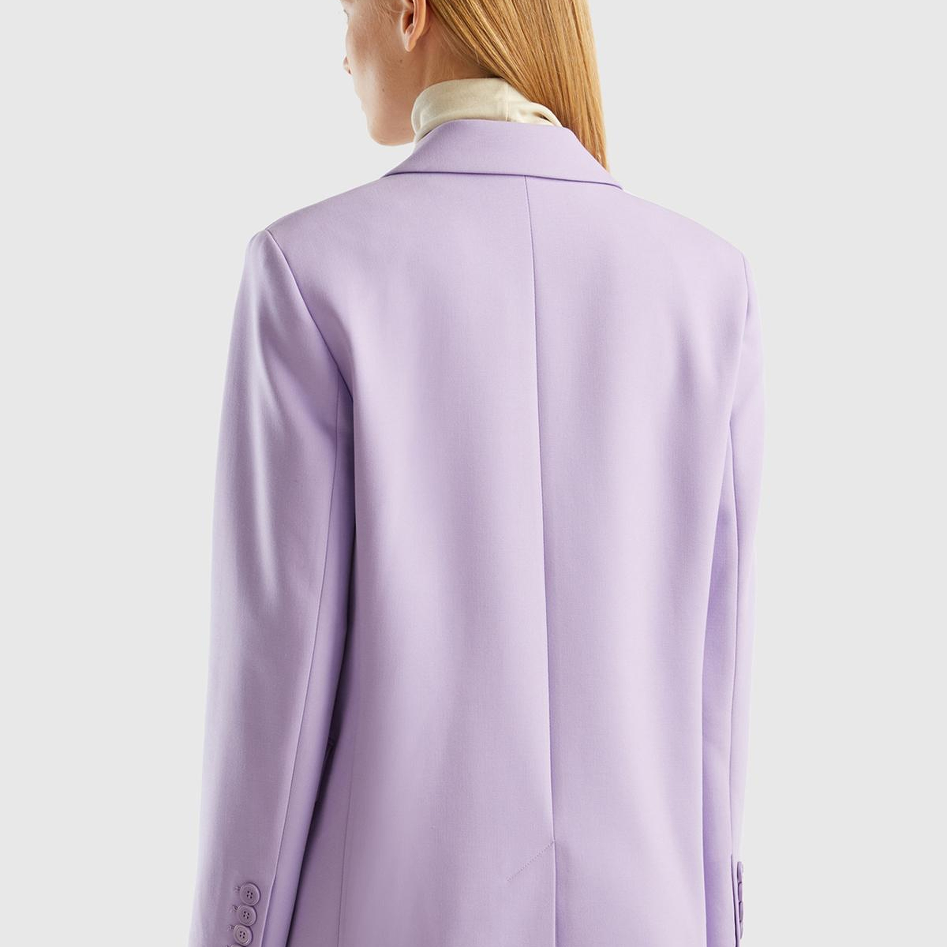 Kadın Lila Kruvaze Ceket