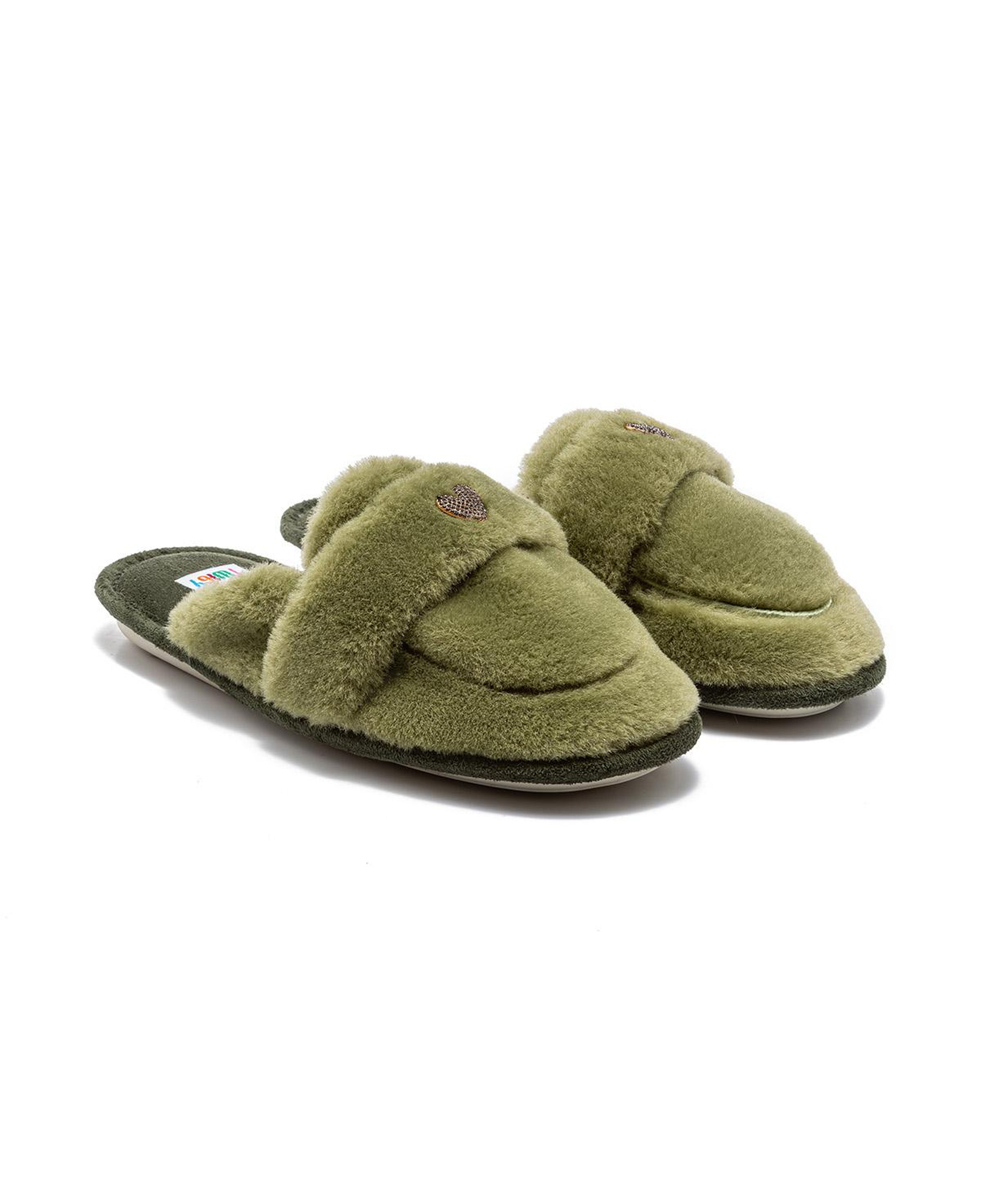 Mammy Peluş Kadın Ev Terliği Yeşil 37/41