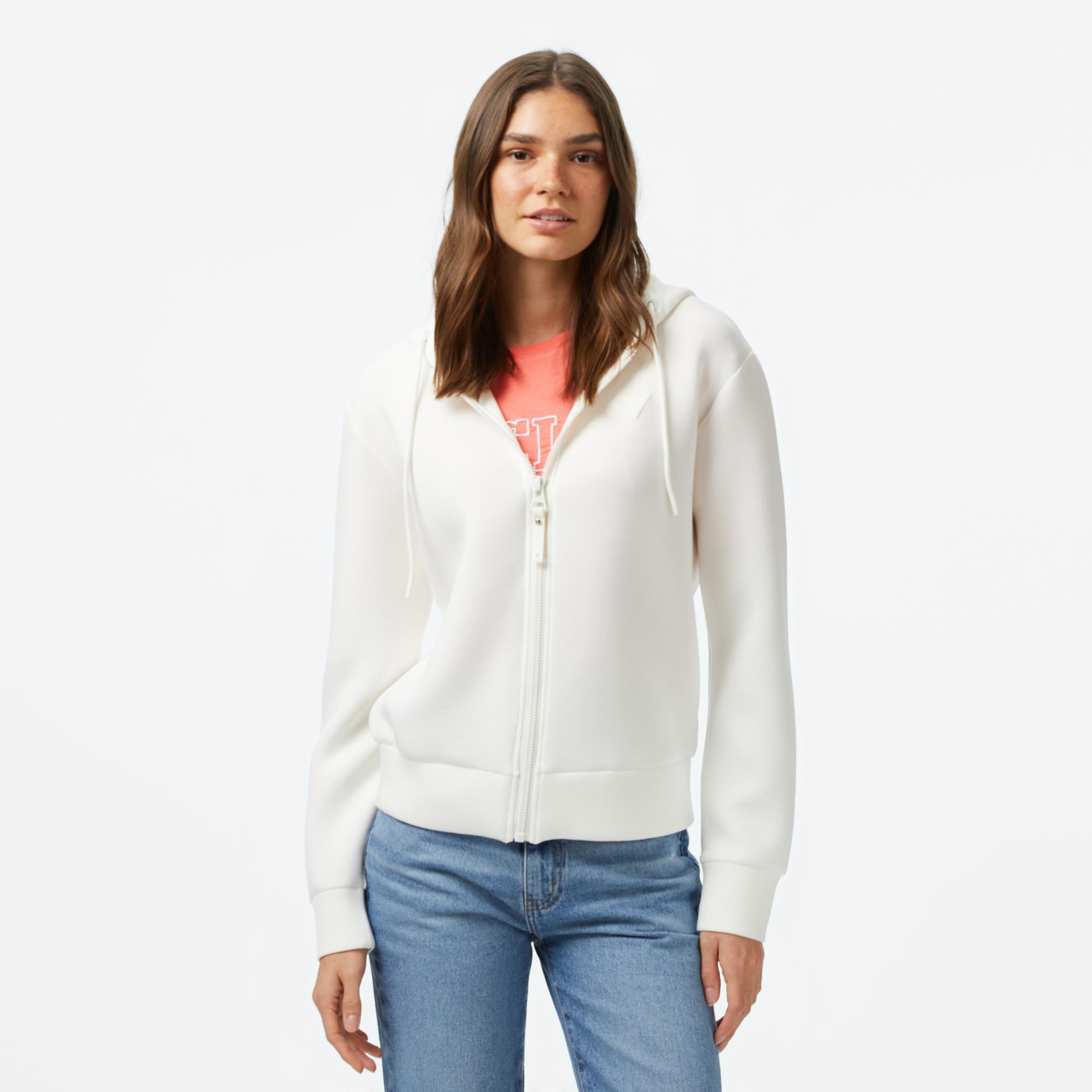 Guess Kadın Krem Sweatshirt