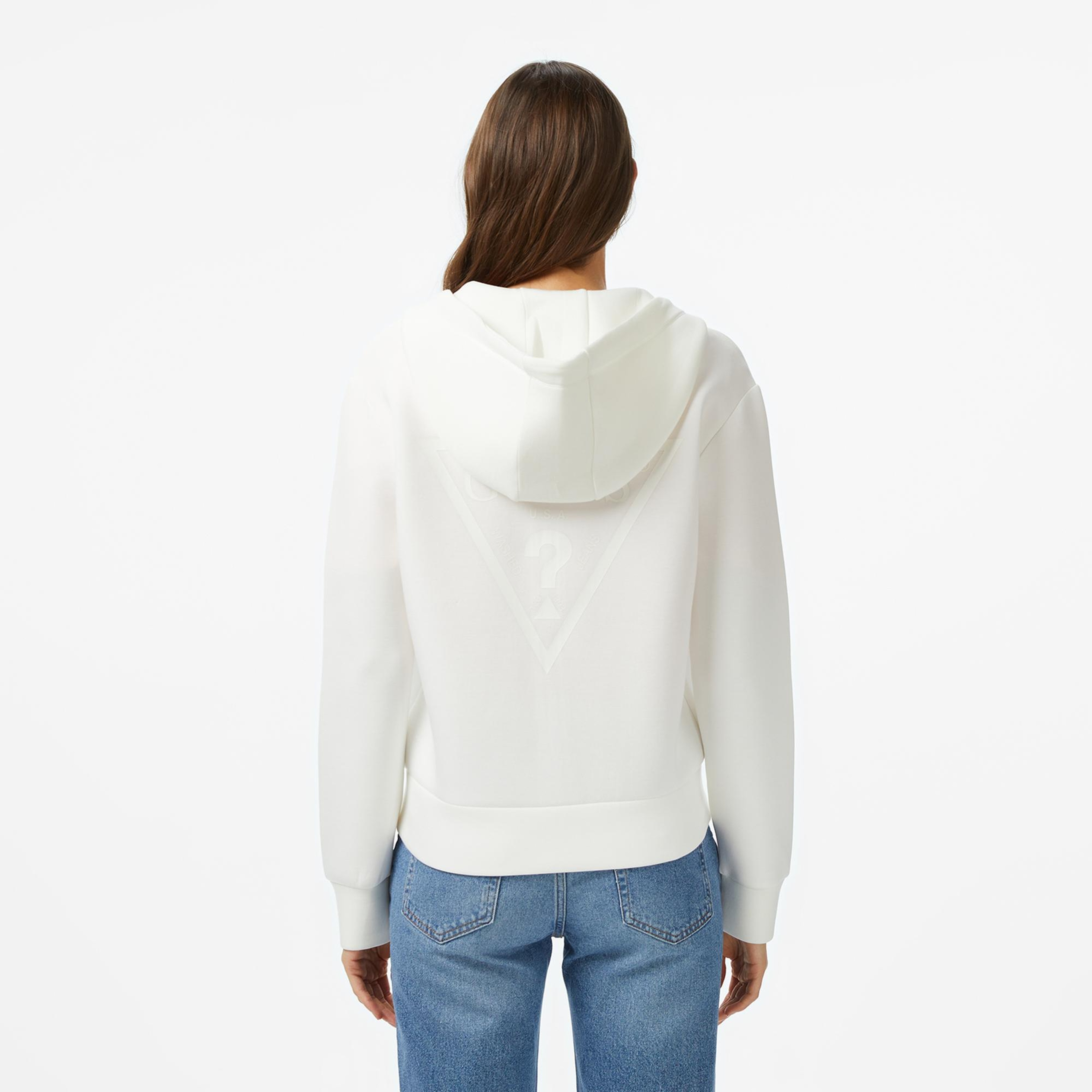 Guess Kadın Krem Sweatshirt