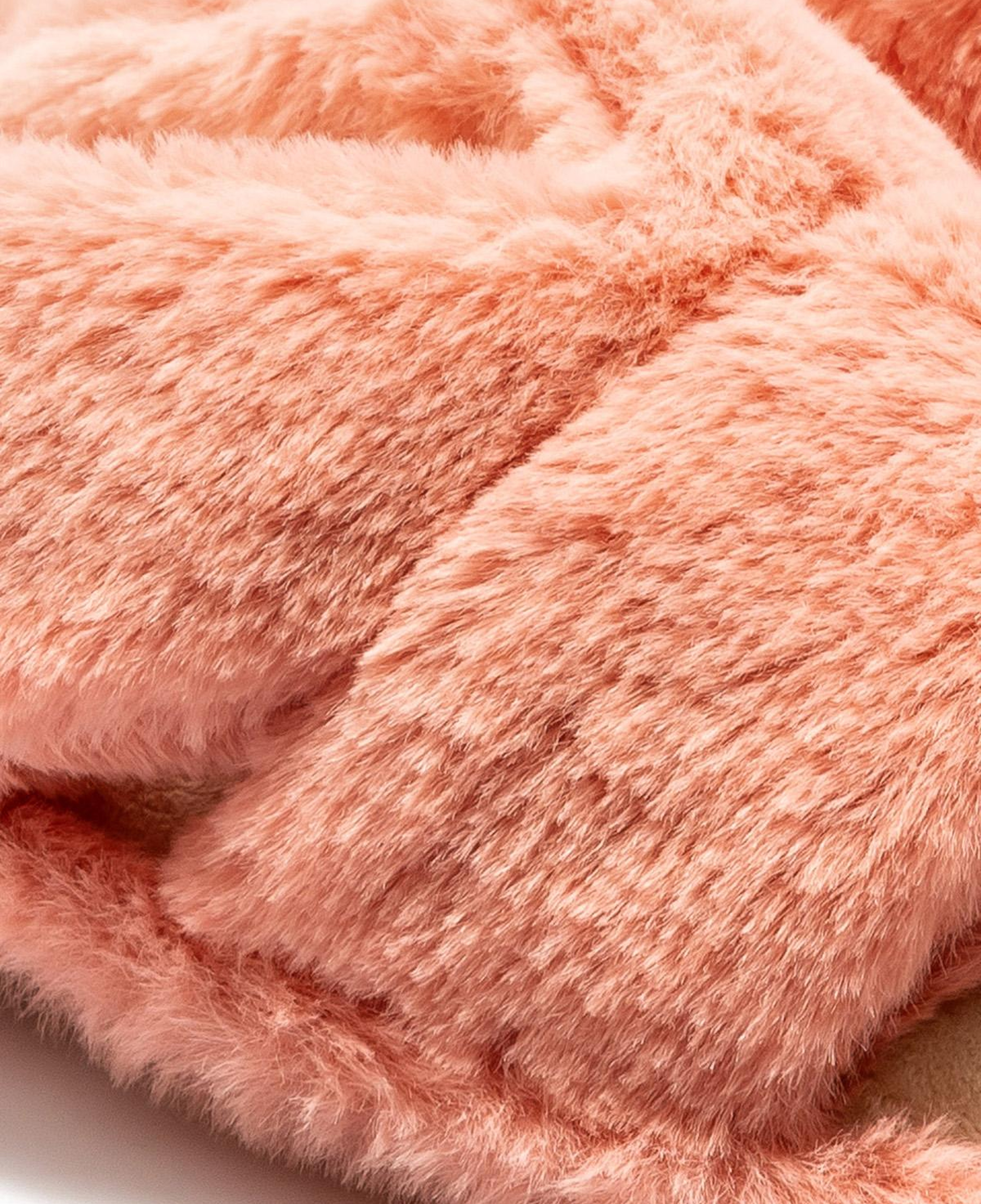 Moli Peluş Kadın Ev Terliği Pembe 36/41