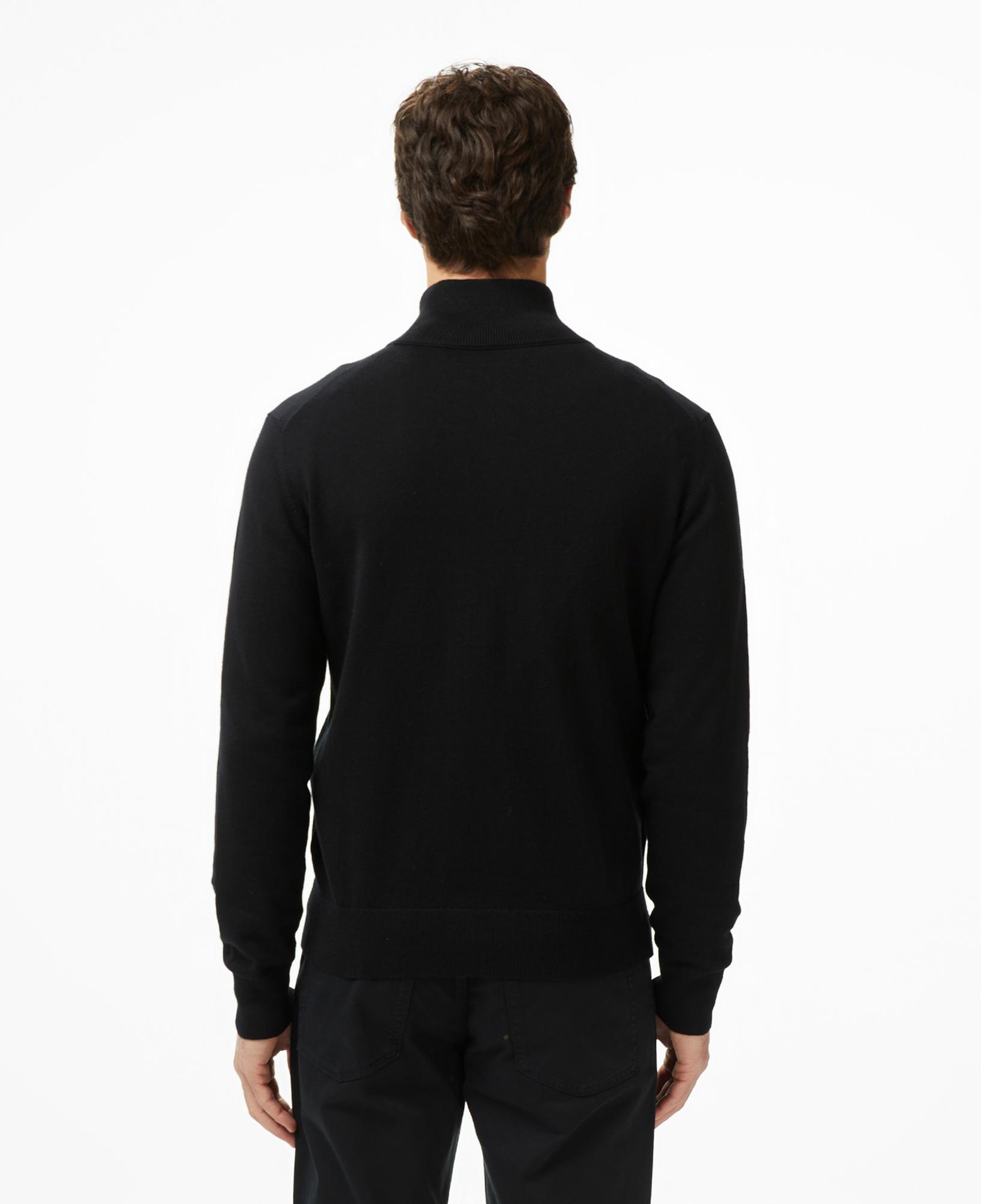 Boss Kanozip Erkek Siyah Triko