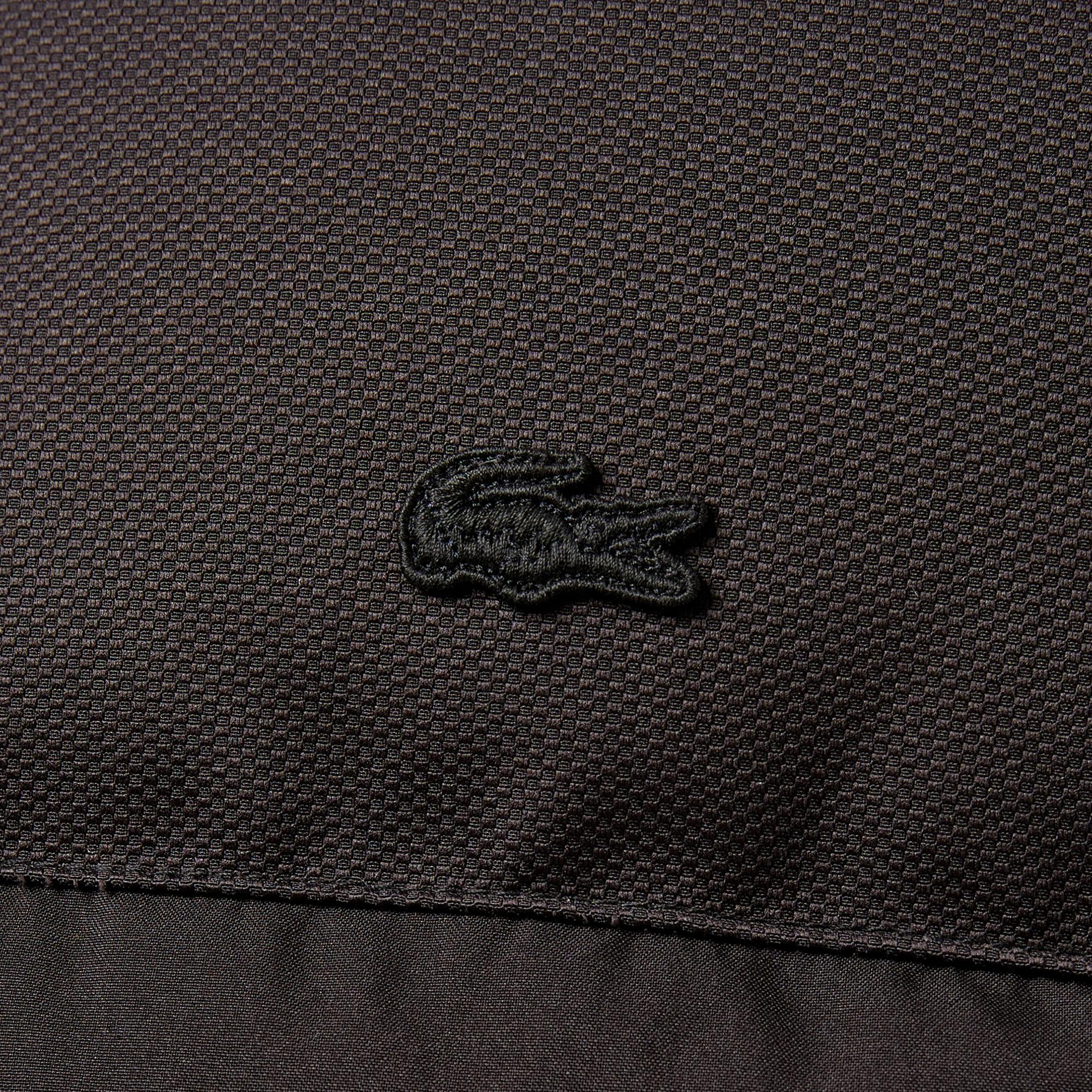 Lacoste Erkek Kapüşonlu Kapitone Siyah Yelek