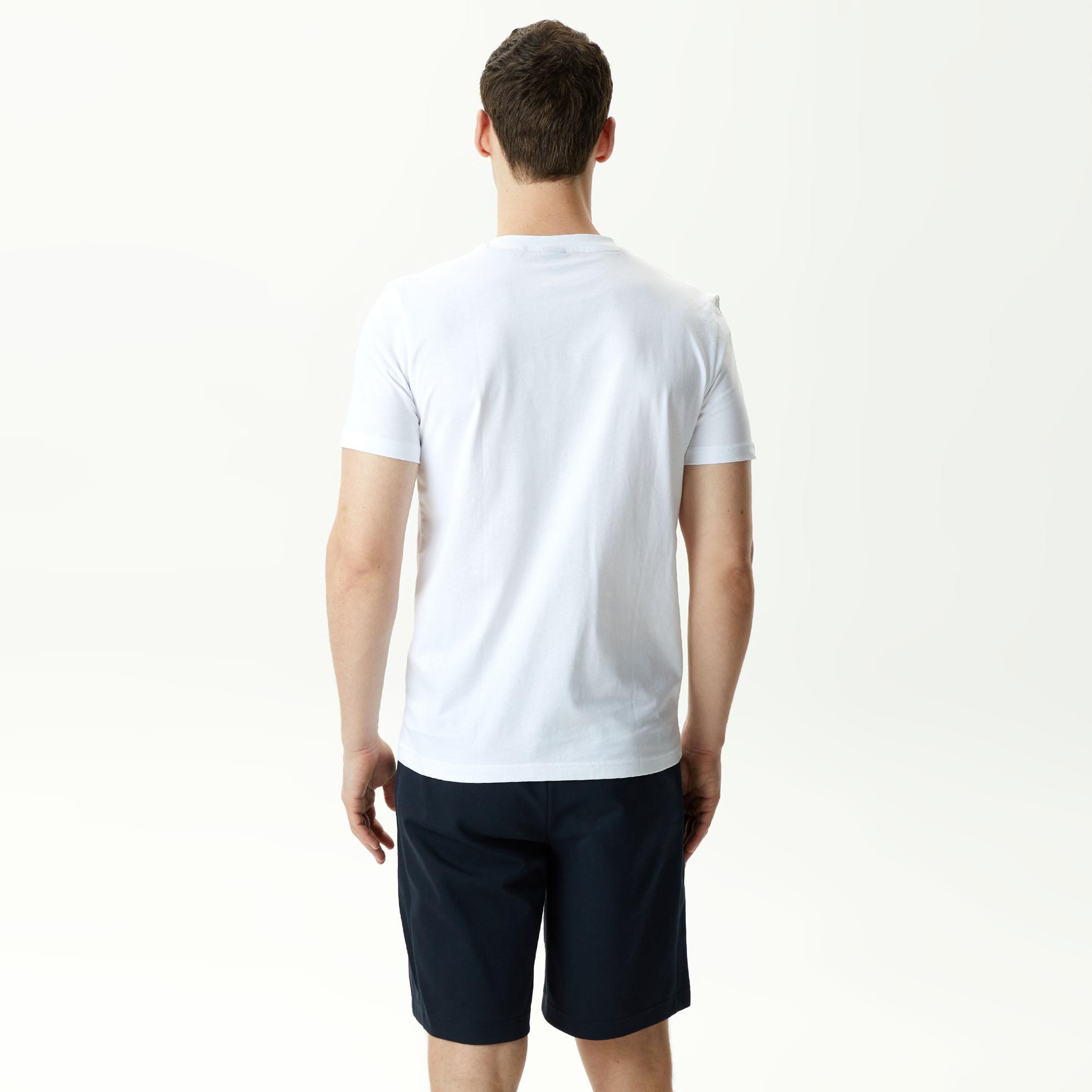 Boss Thinking Erkek Beyaz T-Shirt