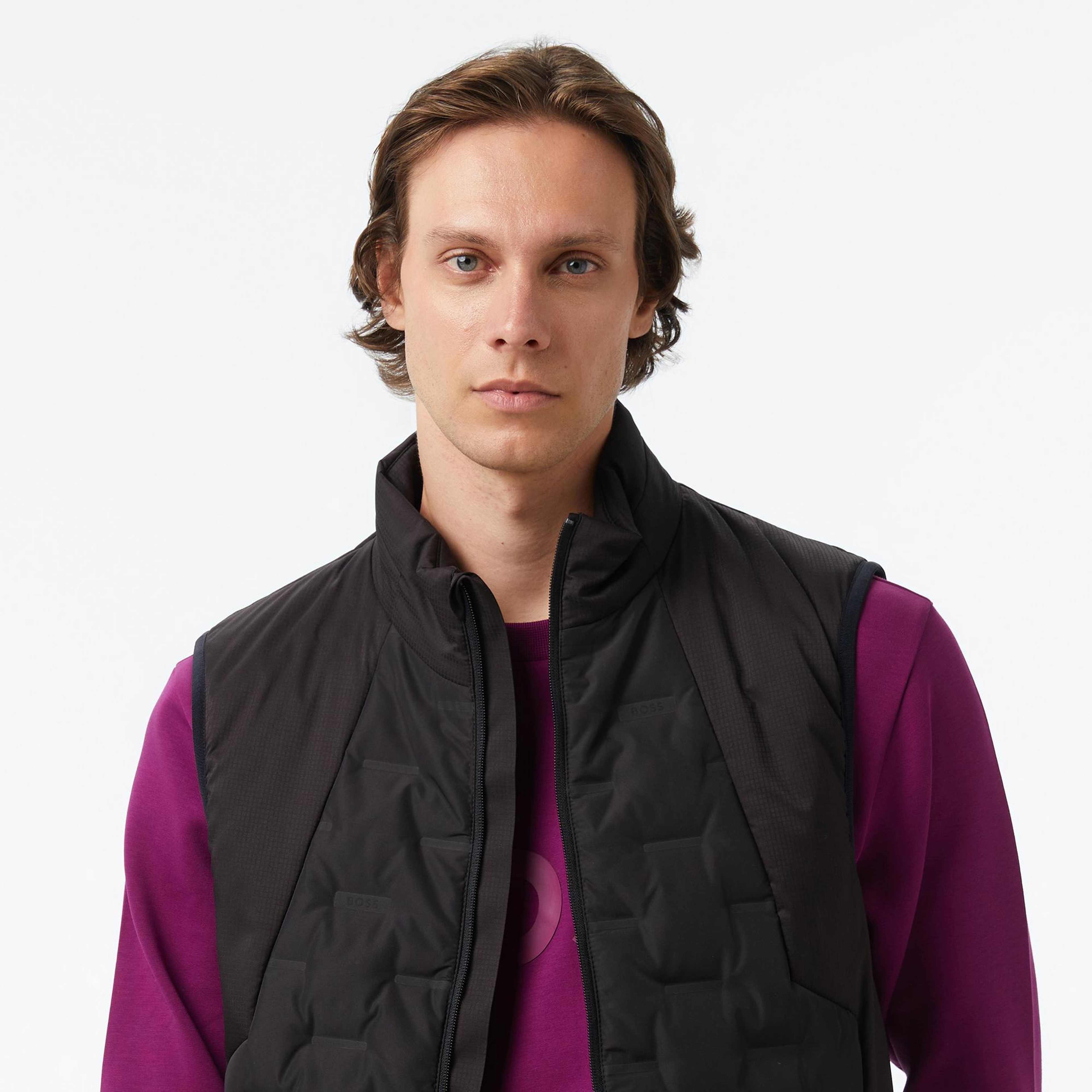 Boss Down Erkek Siyah Yelek