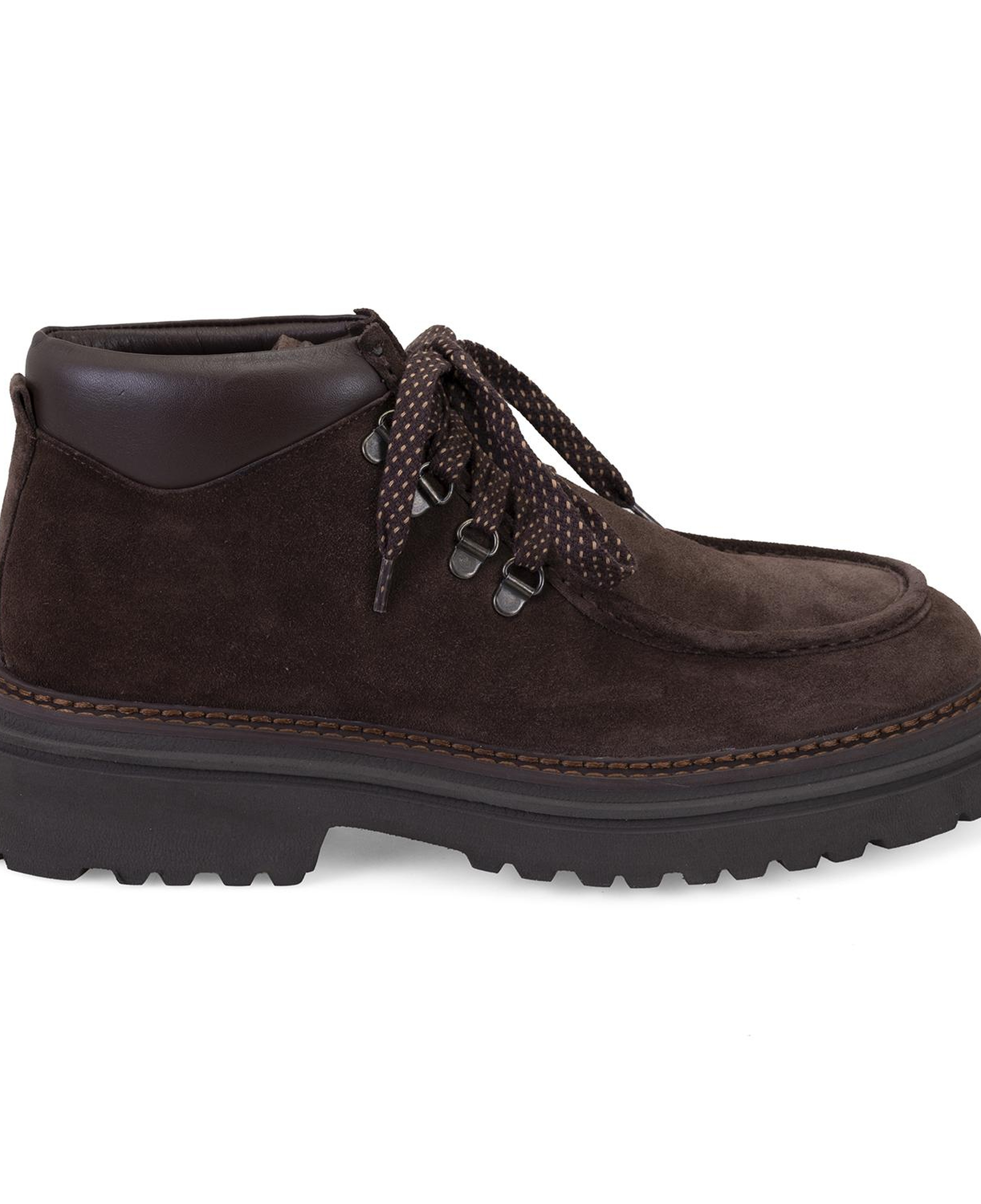 Ethen Kahve Erkek Bağcıklı Deri Bot