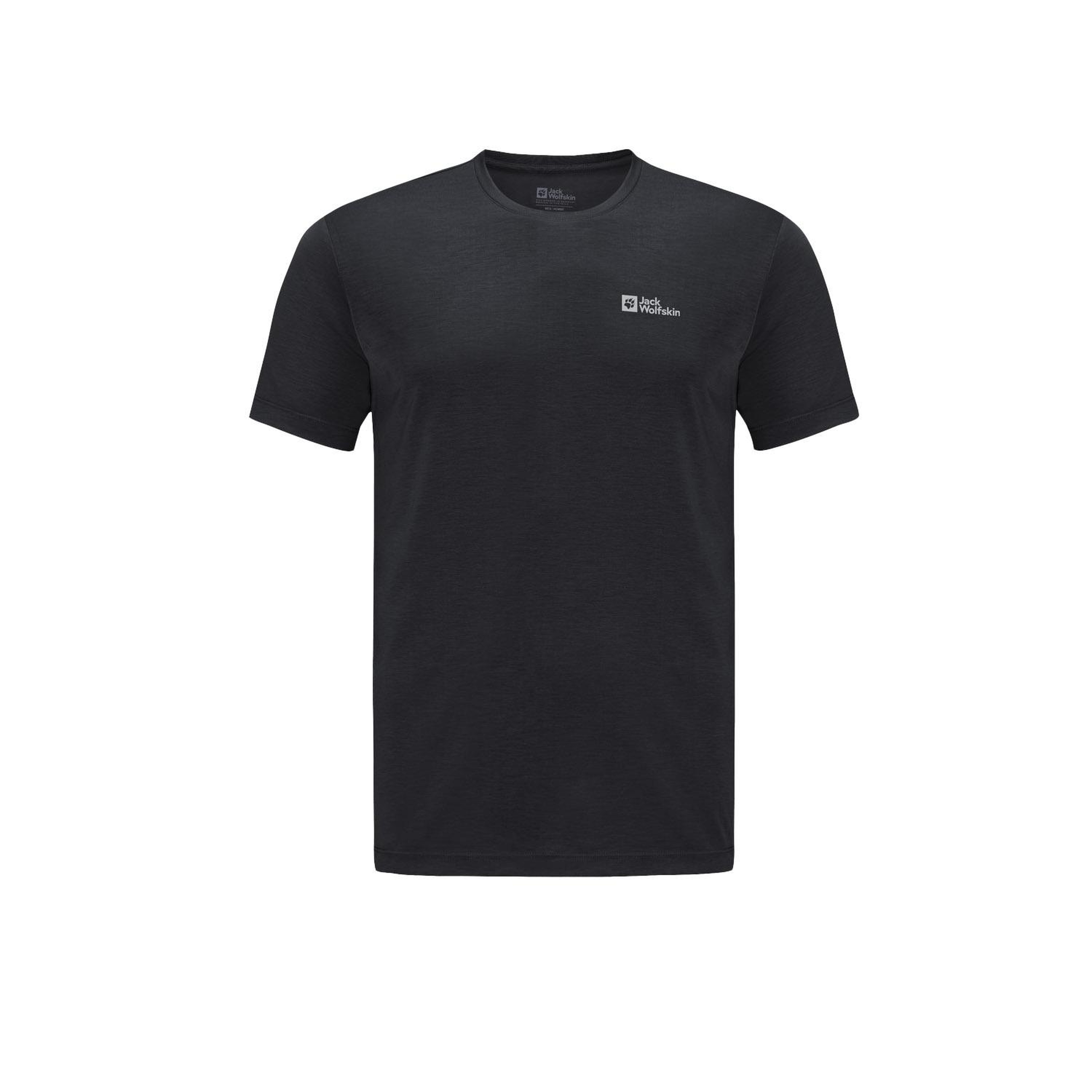 Jack Wolfskin Vonnan Erkek Gri Tişört