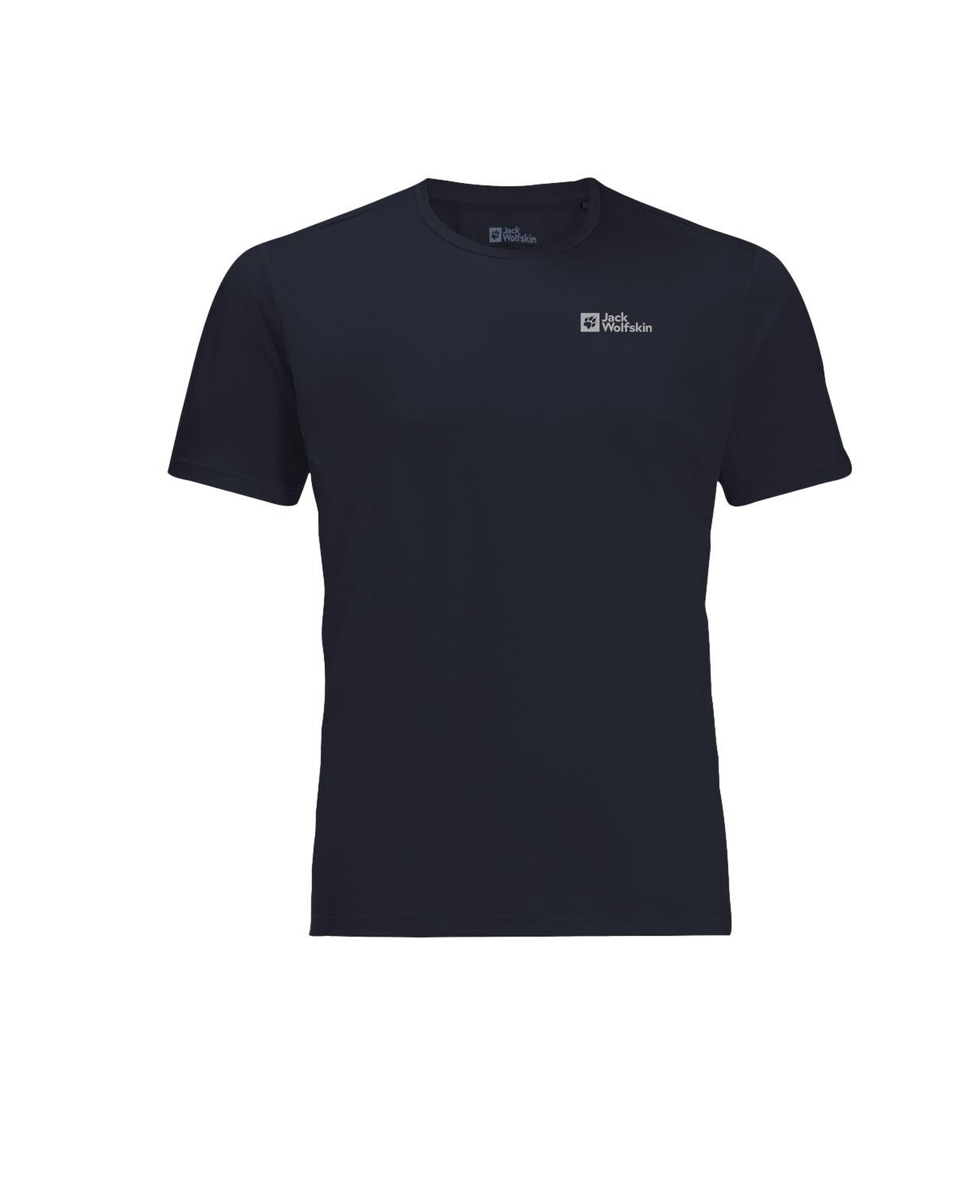 Jack Wolfskin Delgami Erkek Mavi Tişört