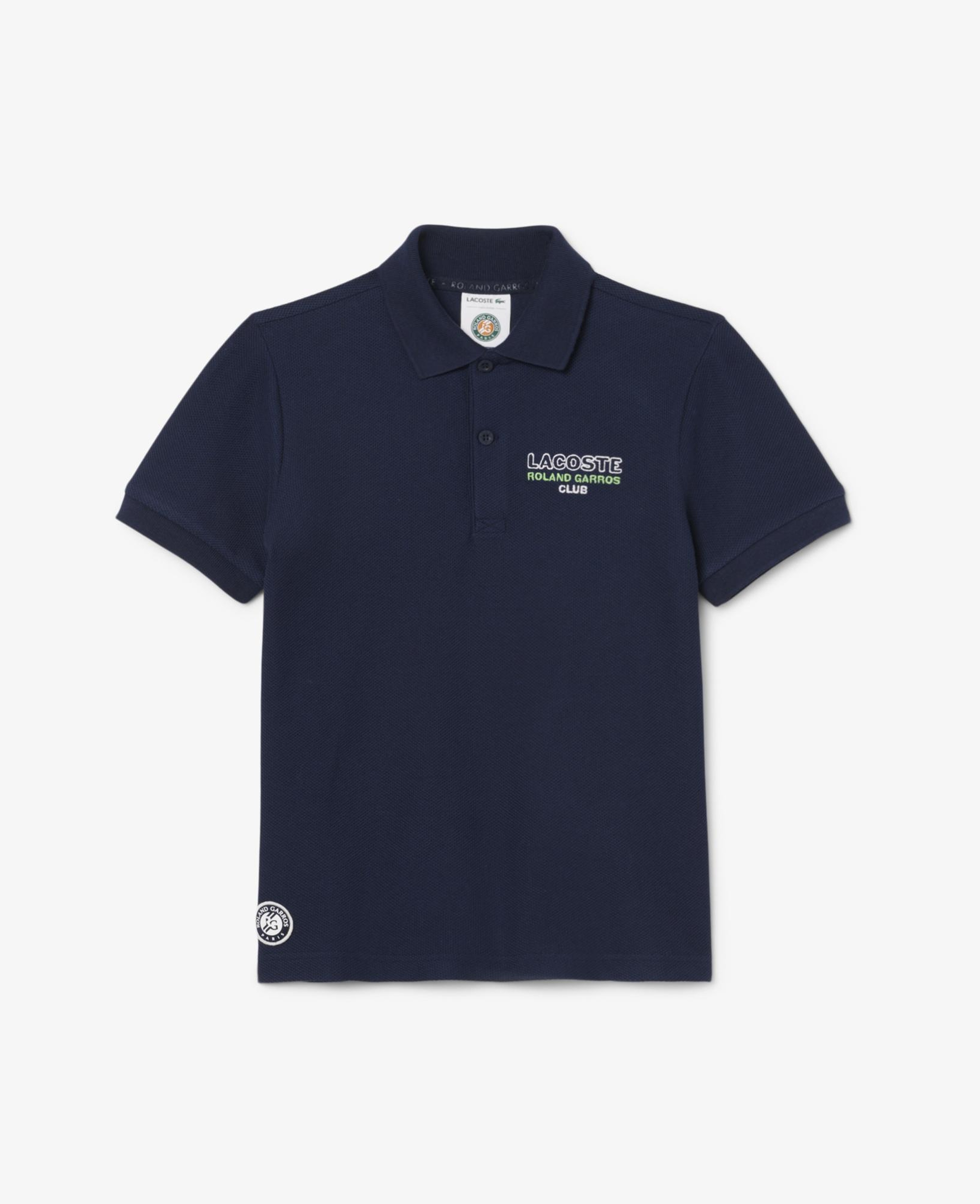 Lacoste Rolland Garros Çocuk Baskılı Lacivert Polo
