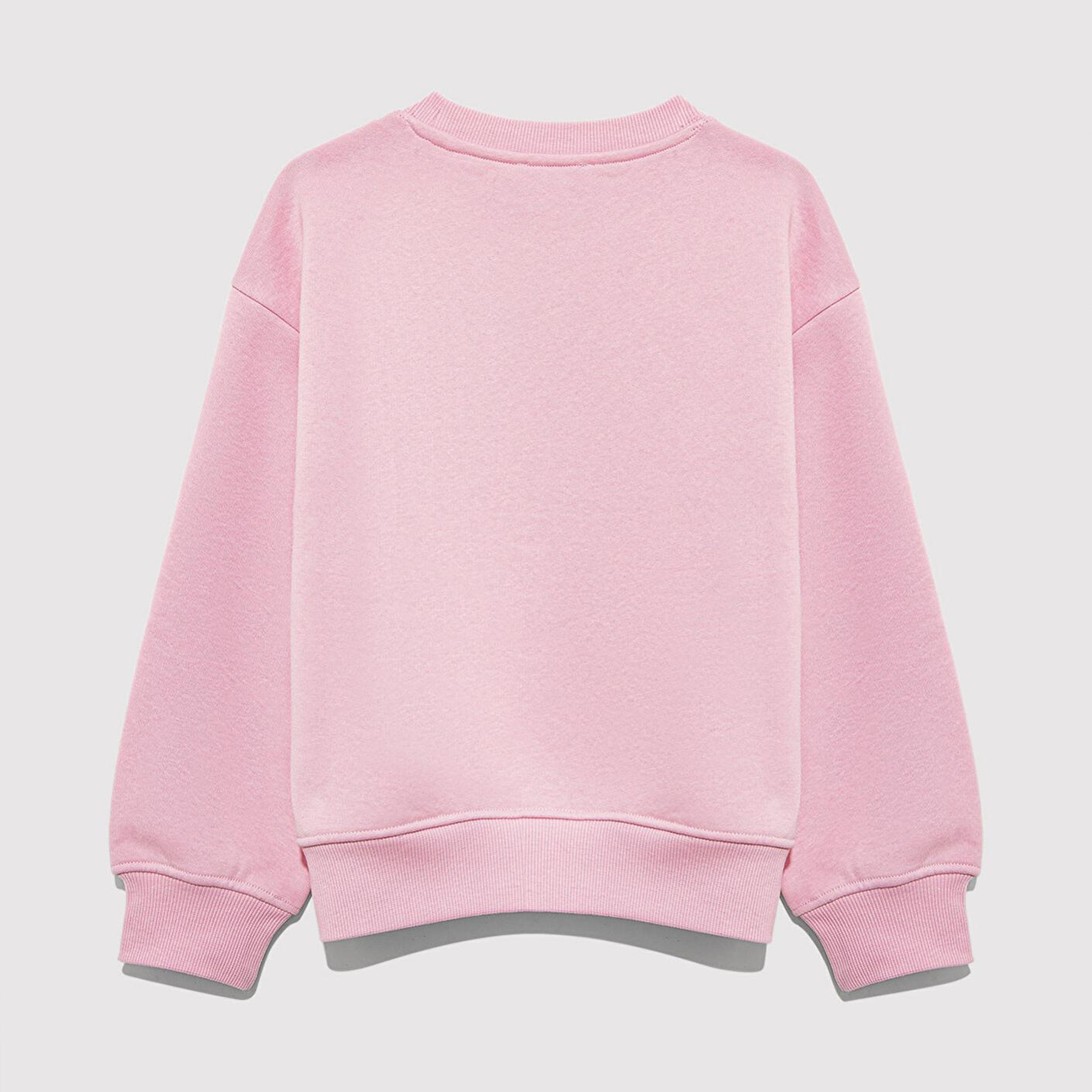Mavi Mavi Kedi Logo Baskılı Pembe Sweatshirt 7S10162-70973