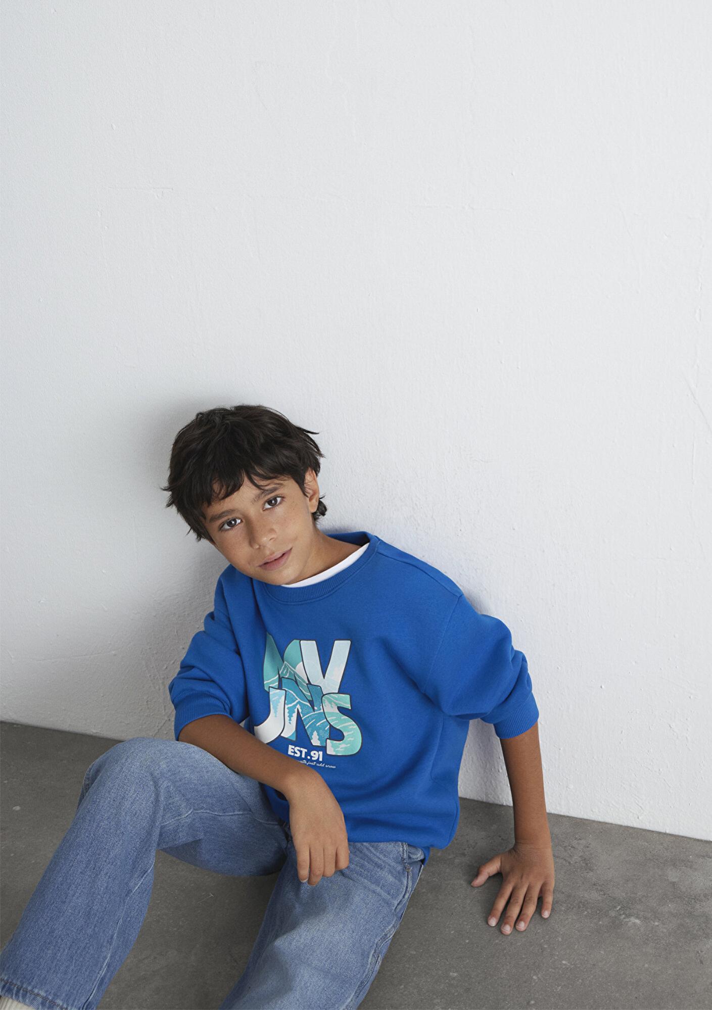 Mavi MVJNS Bisiklet Yaka Mavi Sweatshirt 6S10157-82491