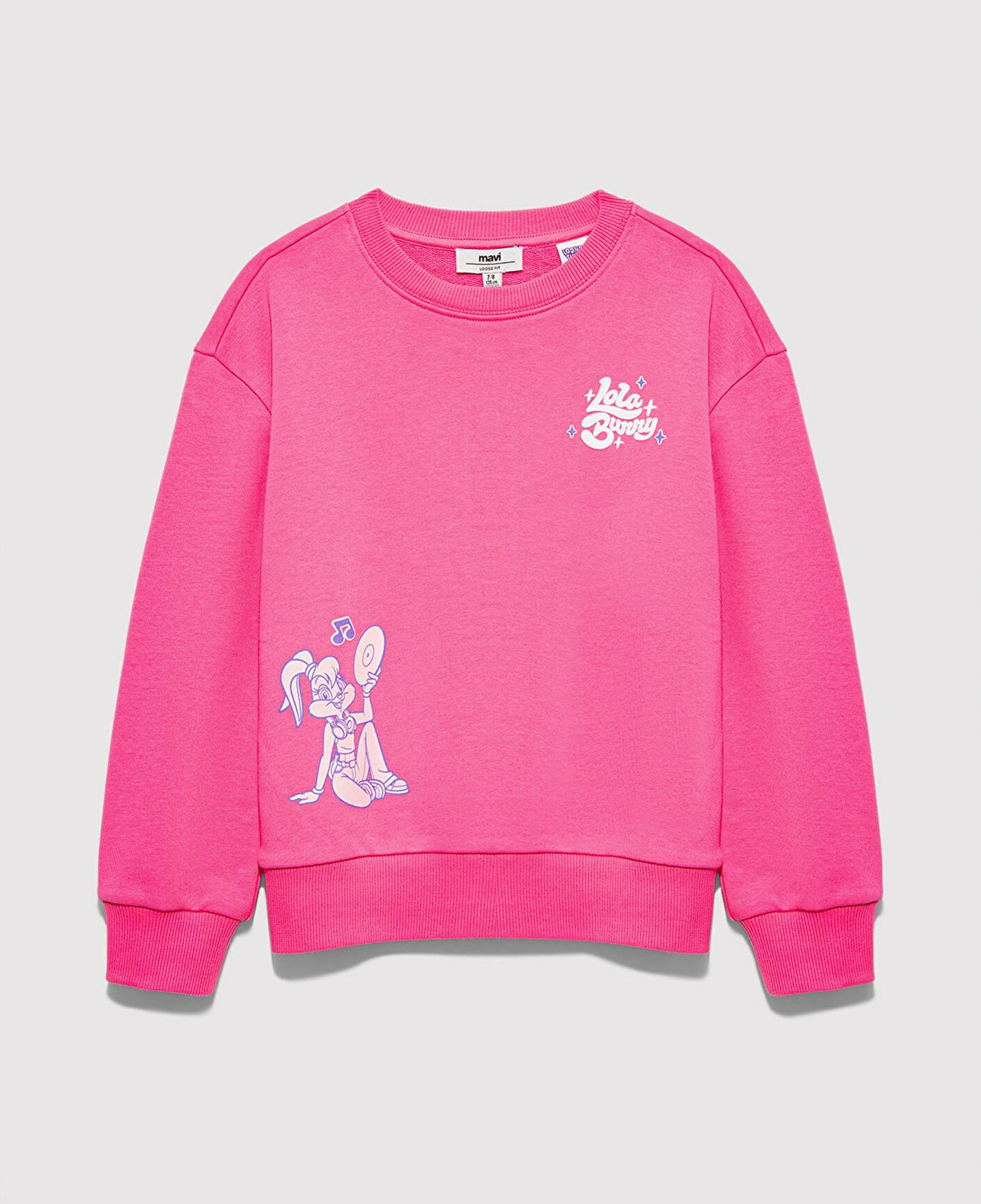 Mavi Lola Bunny Baskılı Pembe Sweatshirt 7S10184-91355