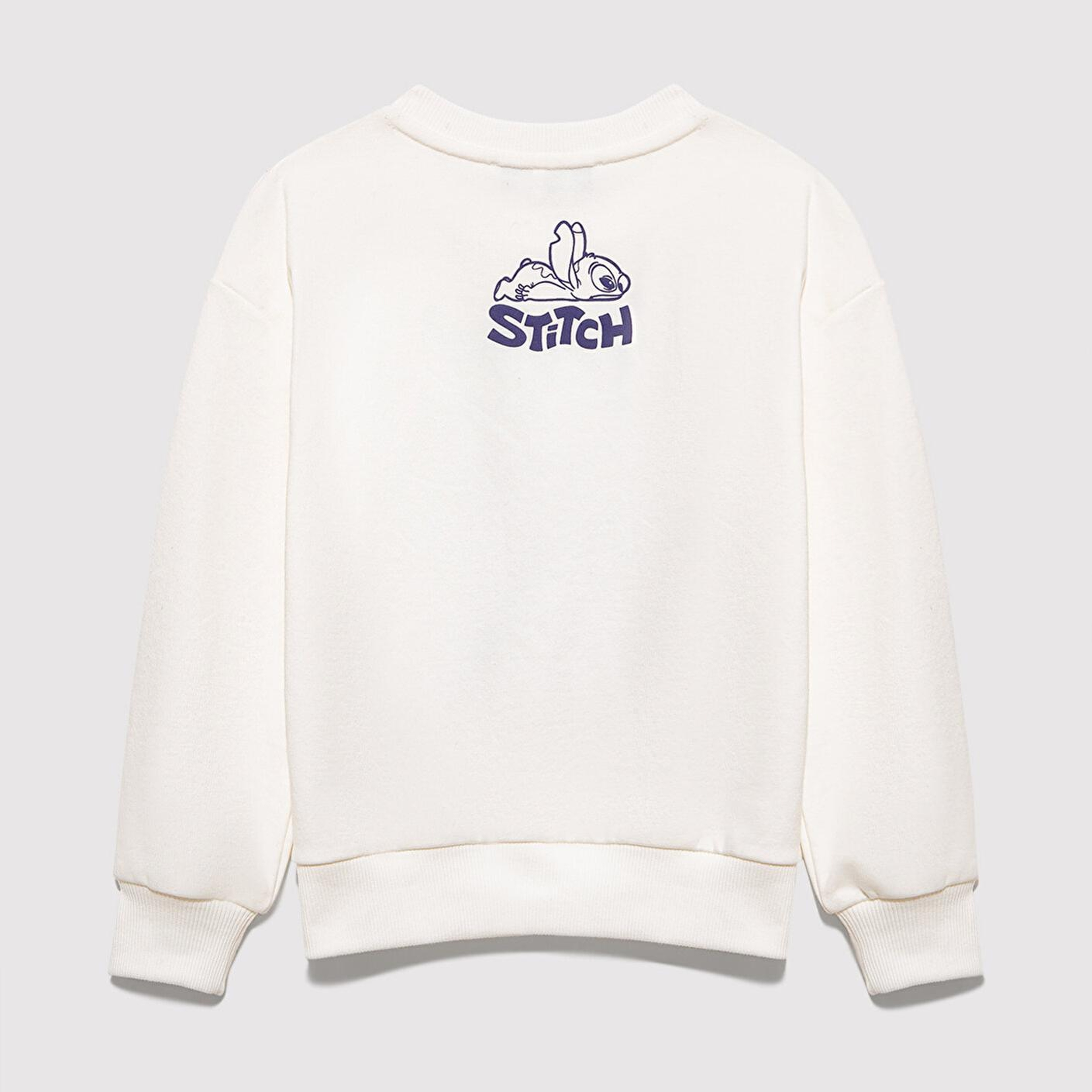 Mavi Stitch Baskılı Ekru Sweatshirt 7S10168-70057