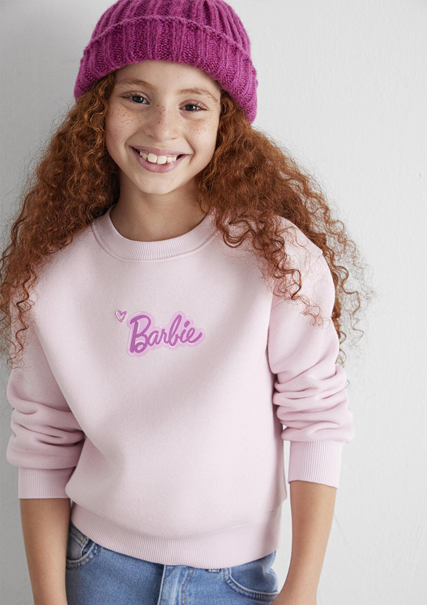 Mavi Barbie Baskılı Pembe Sweatshirt 7S10185-71007