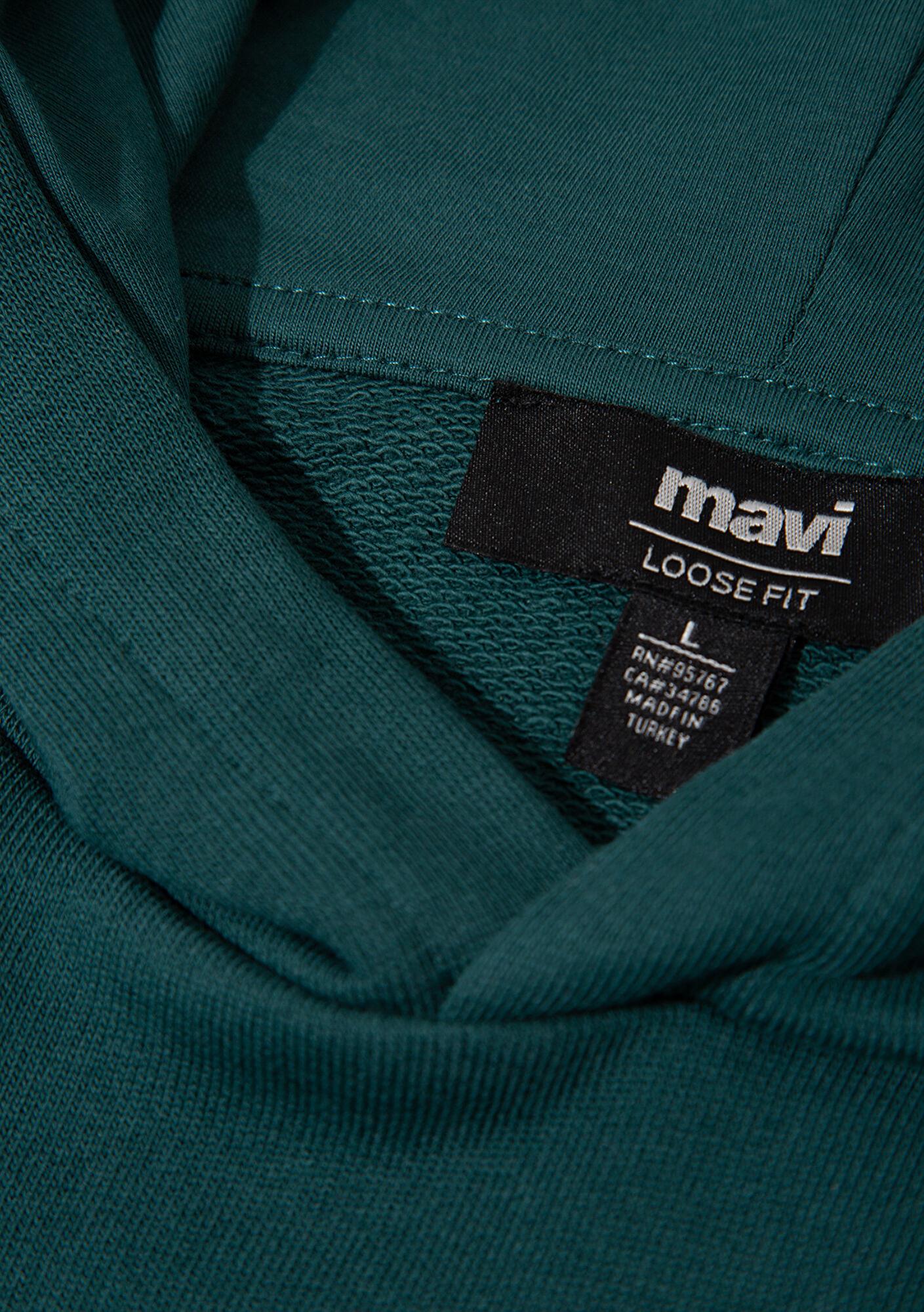 Mavi Yılbaşı Temalı Yeşil Sweatshirt 0S10554-71932