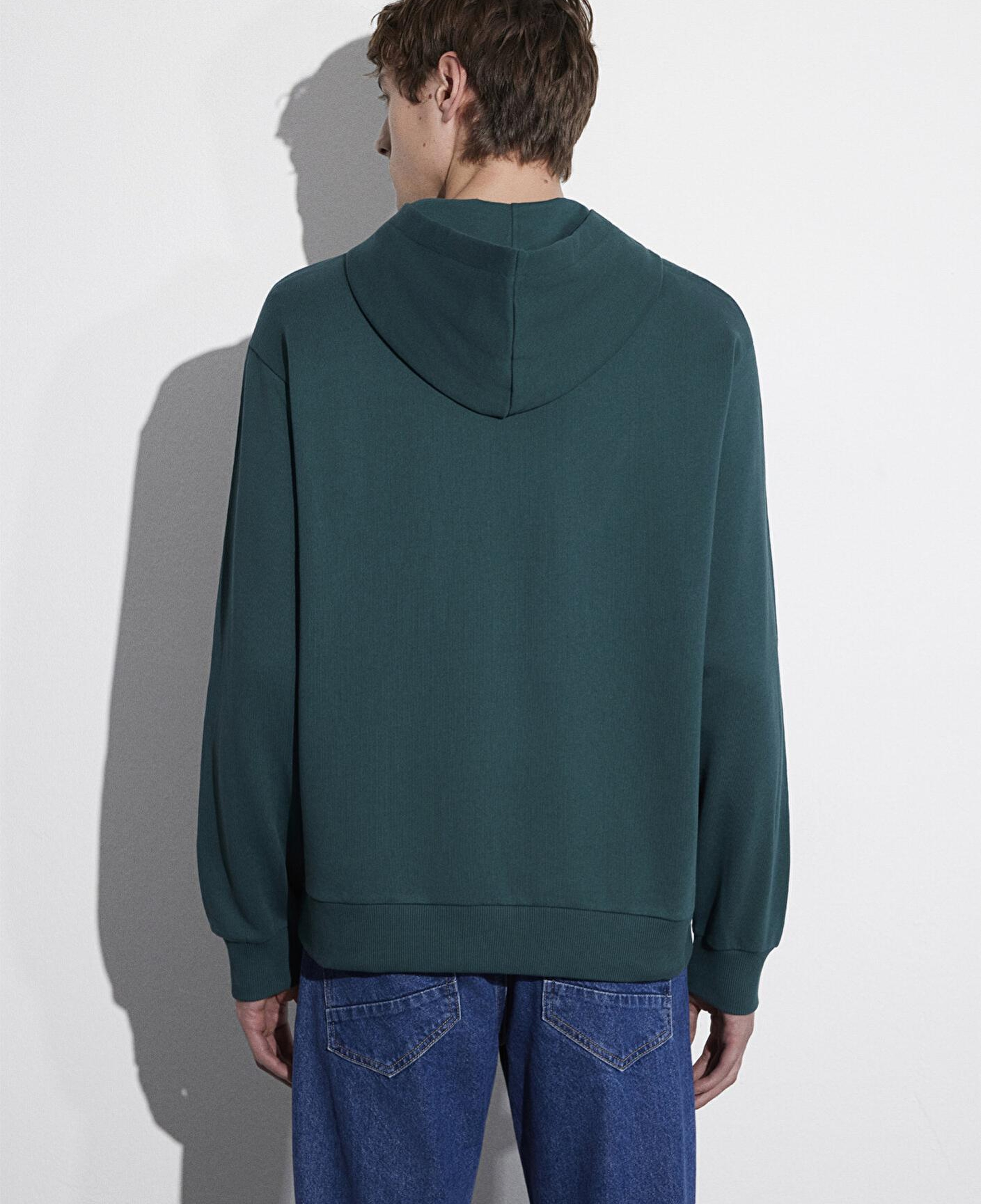 Mavi Yılbaşı Temalı Yeşil Sweatshirt 0S10554-71932