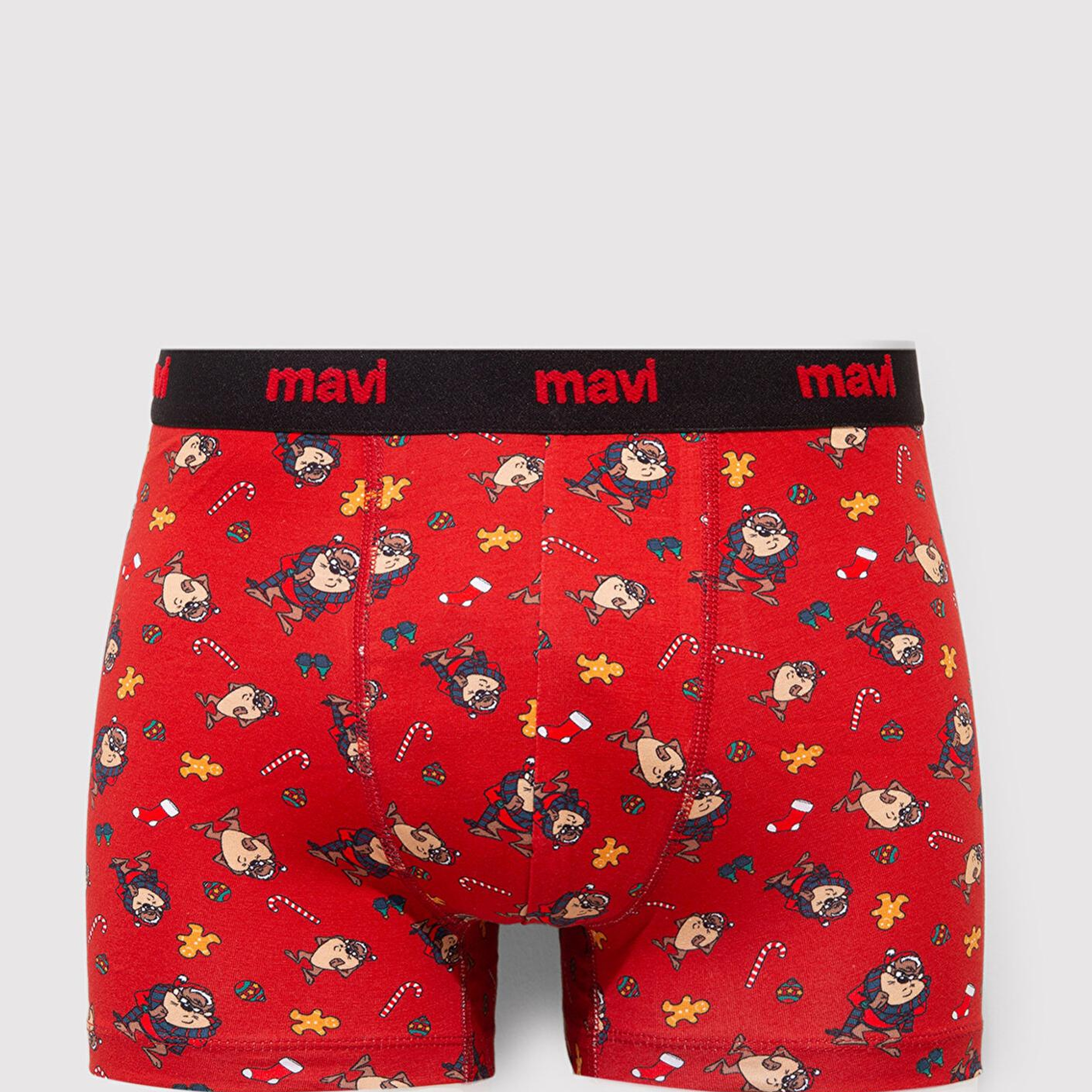 Mavi Yılbaşı Temalı Tazmanya Canavarı Boxer 0912136-32421