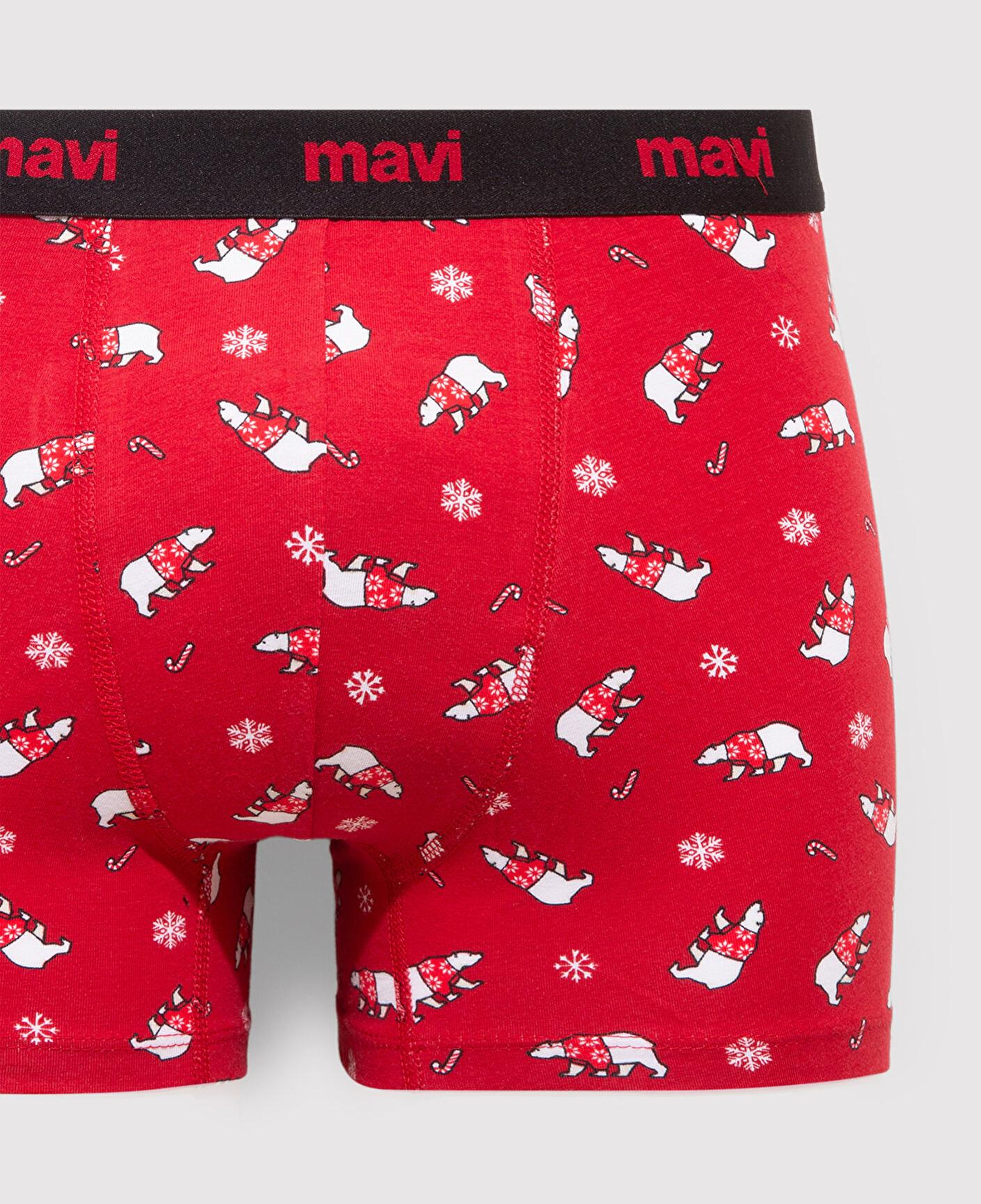 Mavi Yılbaşı Temalı Baskılı Boxer 0912140-32421