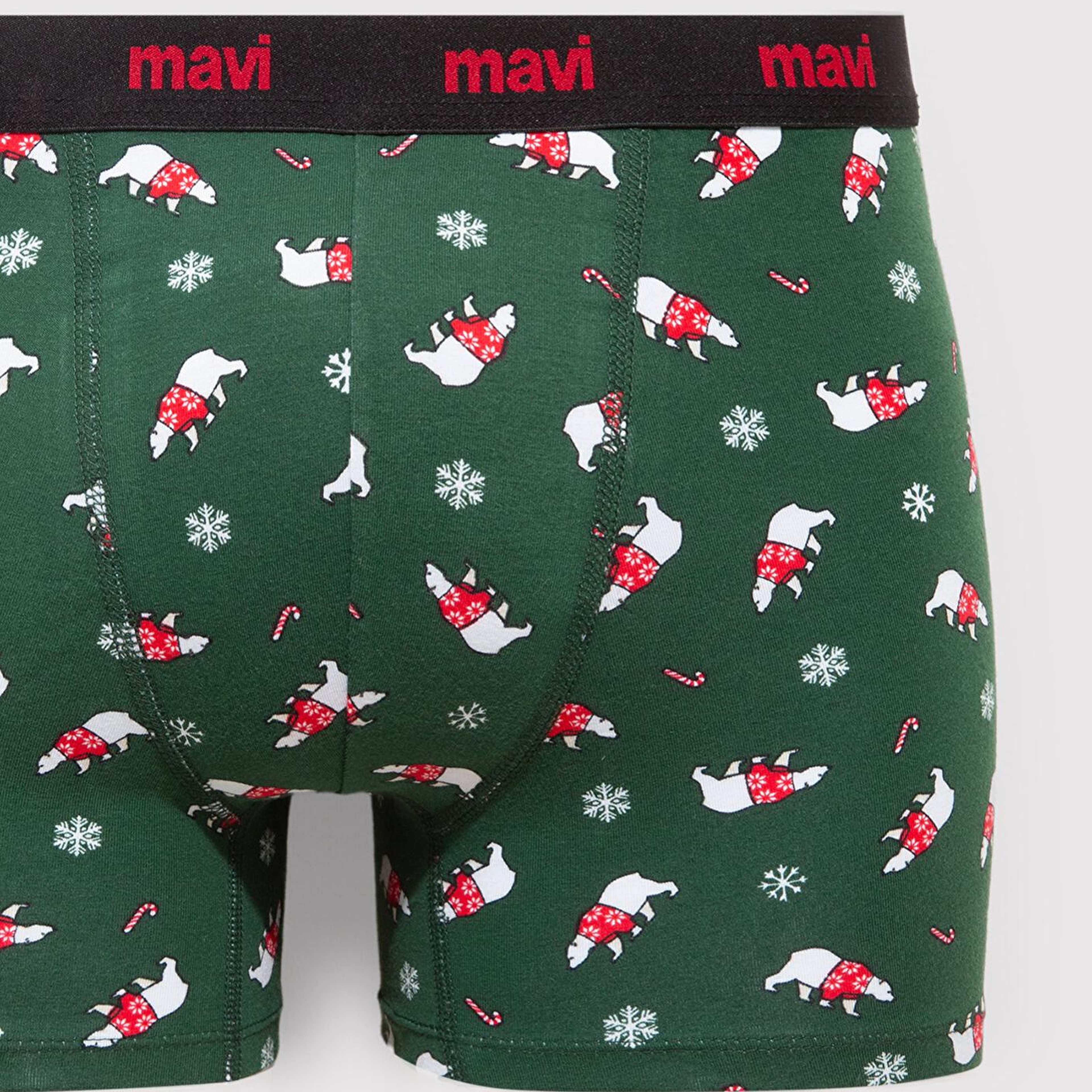 Mavi Yılbaşı Temalı Baskılı Boxer 0912140-71871