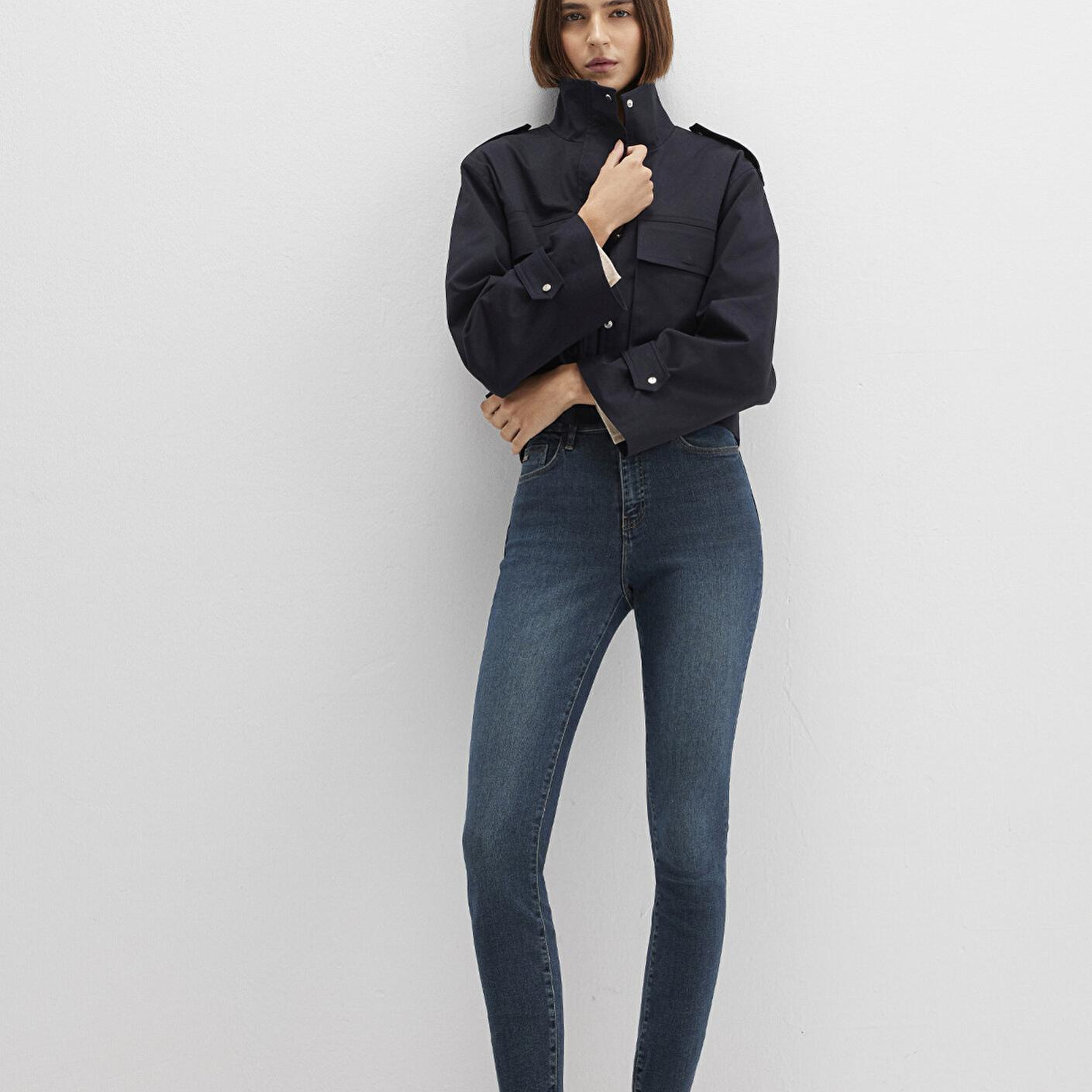 Mavi Serenay Gold Premium Gölgeli Koyu Mavi Jean Pantolon 100980-90530