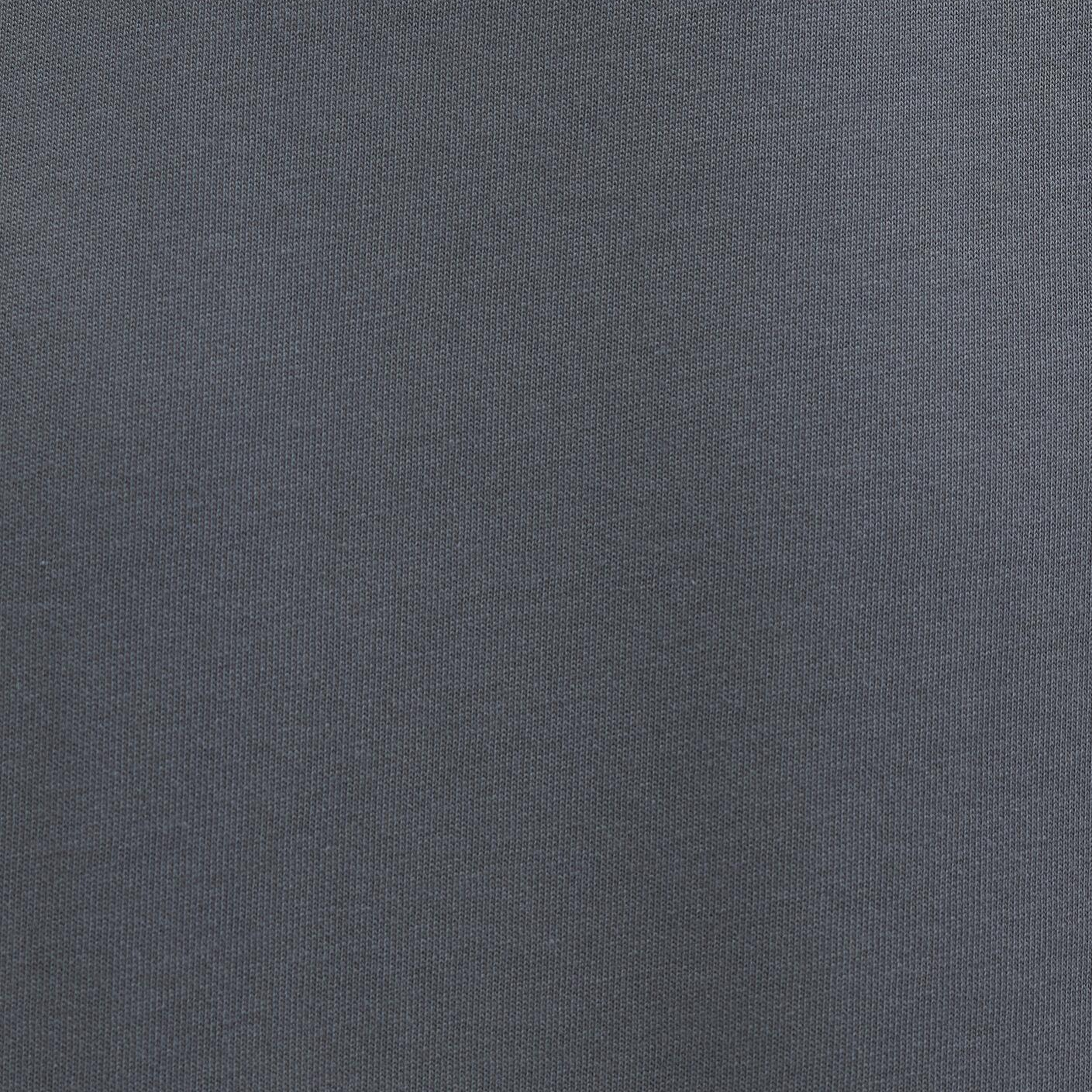 Mavi Bisiklet Yaka Antrasit Basic Tişört Loose Fit / Bol Rahat Kesim 0611596-80776