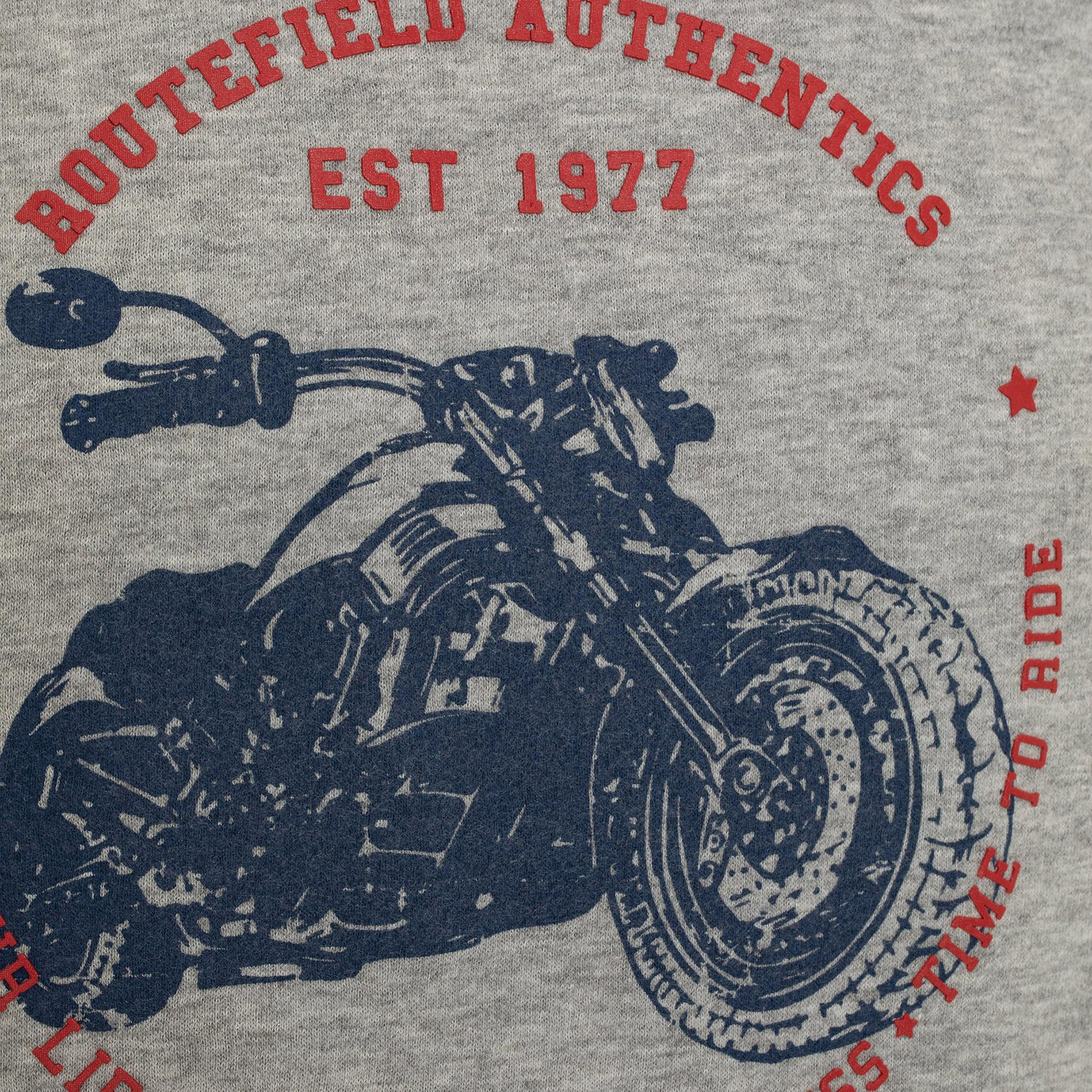 Routefield Harvey Erkek Gri Sweatshirt