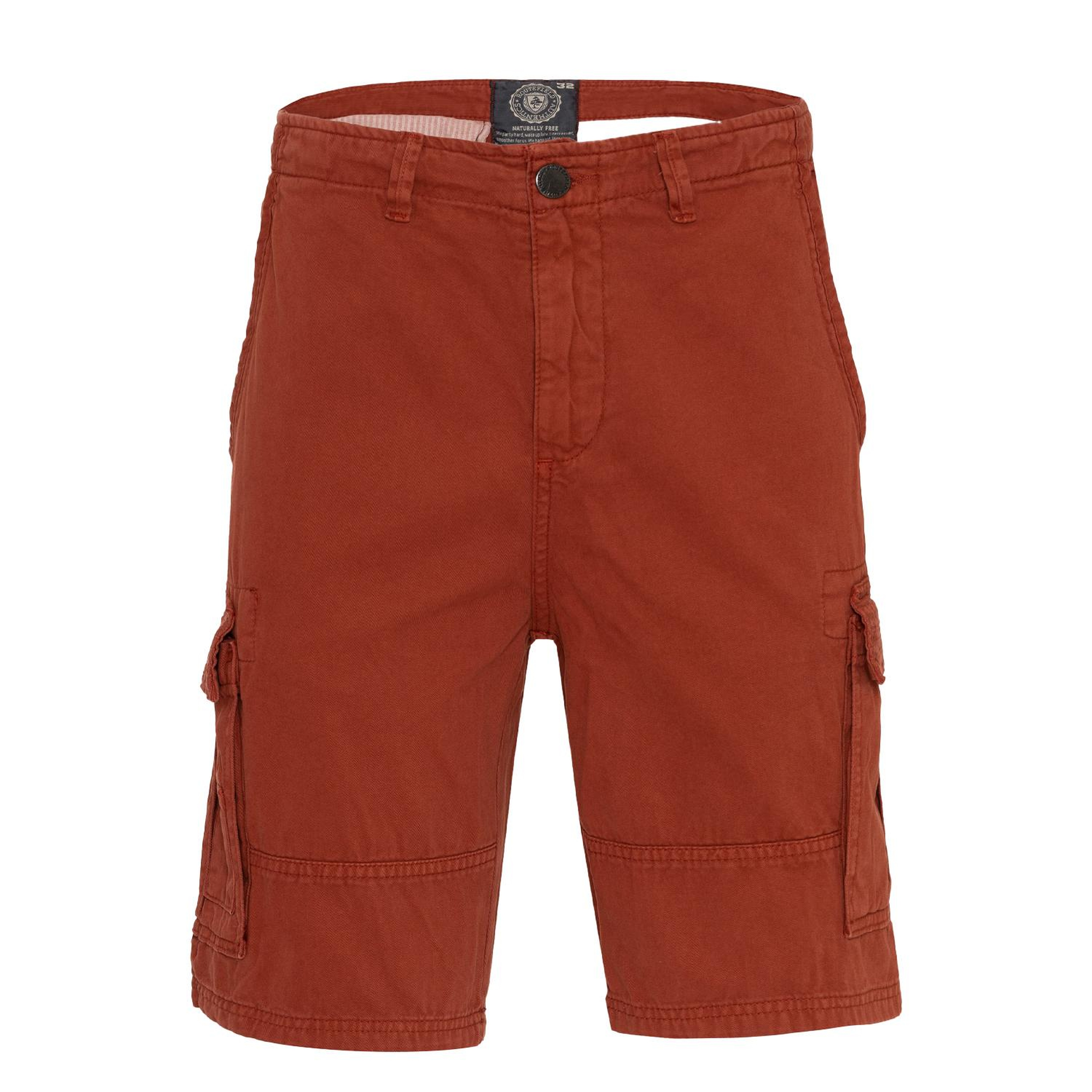 Routefield Erkek Kargo Şort Clints Bordo