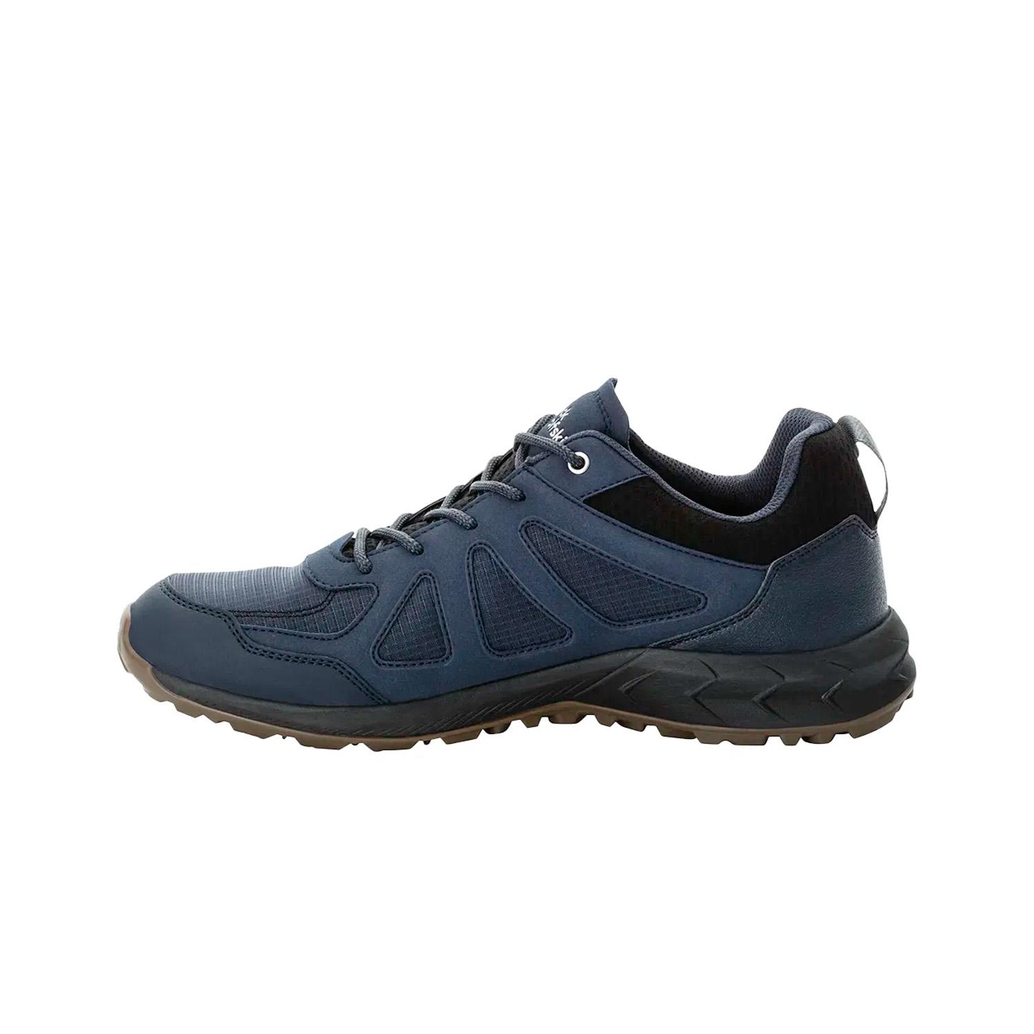 Jack Wolfskin Woodland 2 Texapore Low Erkek Mavi Outdoor Ayakkabı