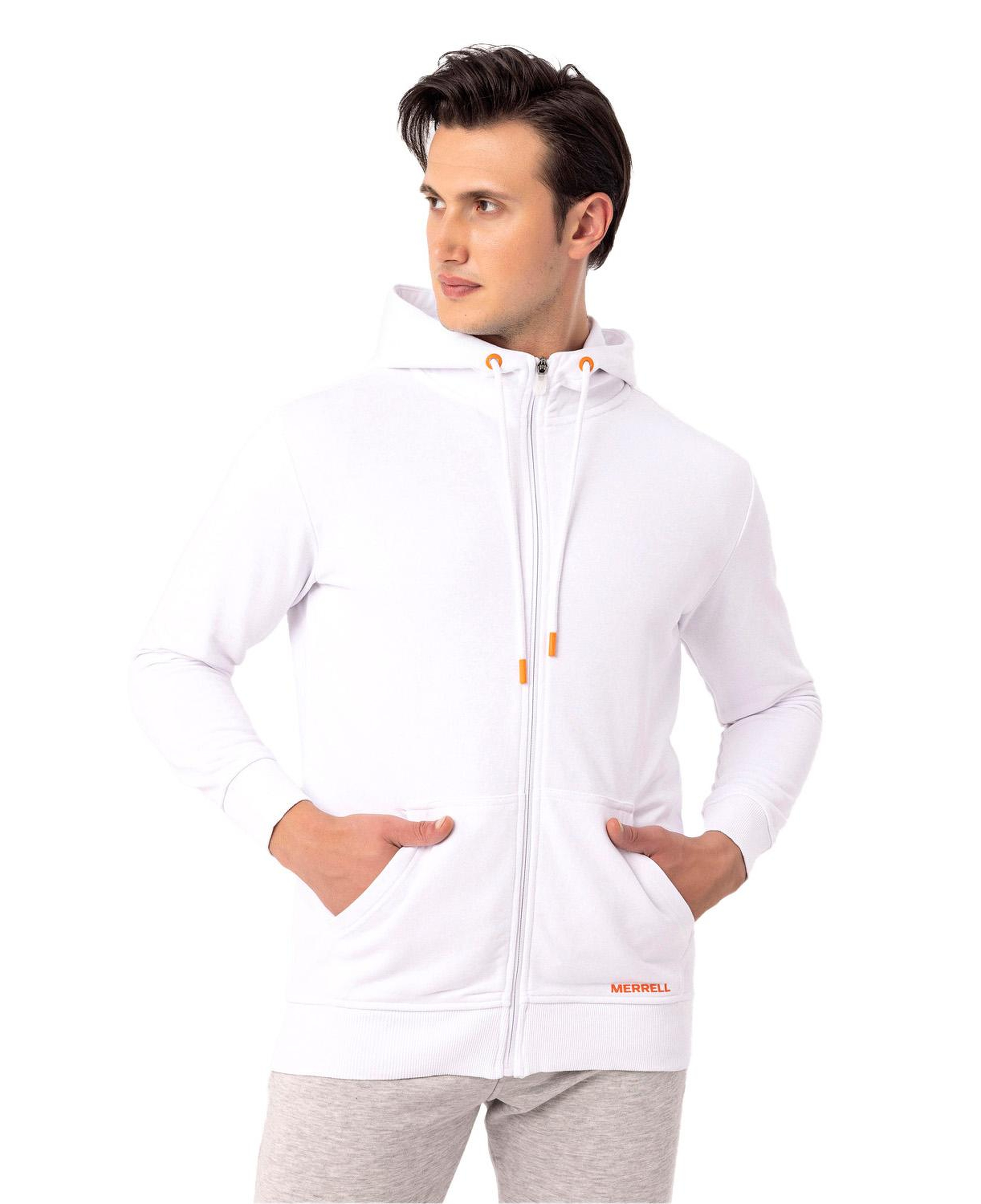Merrell Scole Erkek Beyaz Sweatshirt