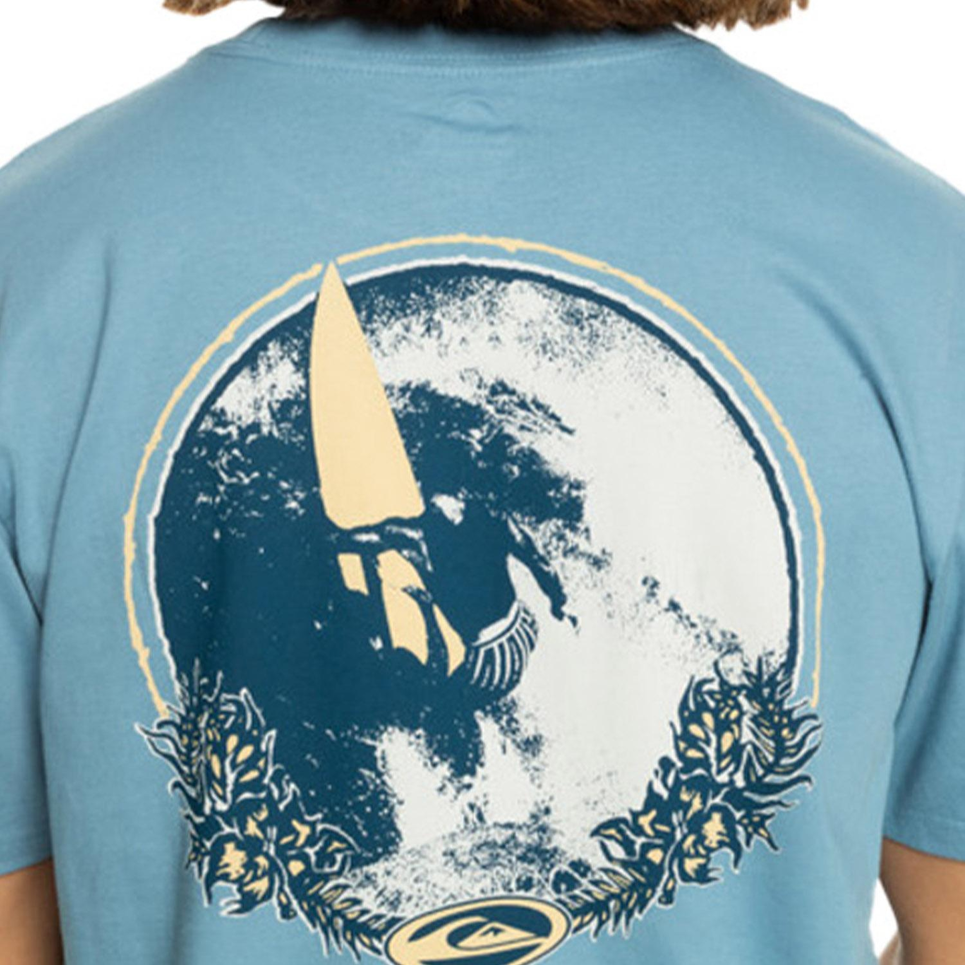 Quiksilver Tc Snap Erkek Mavi Tişört