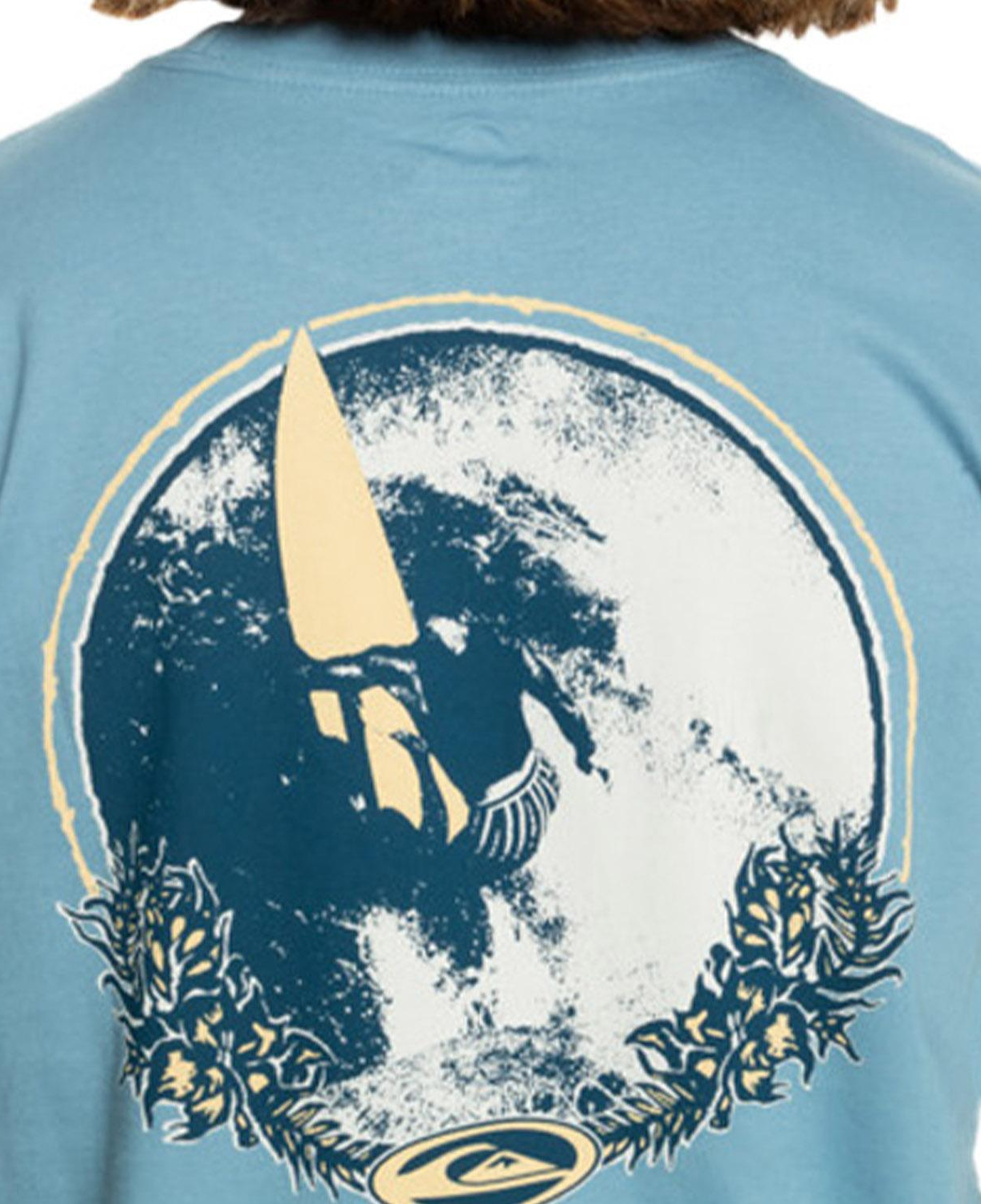 Quiksilver Tc Snap Erkek Mavi Tişört