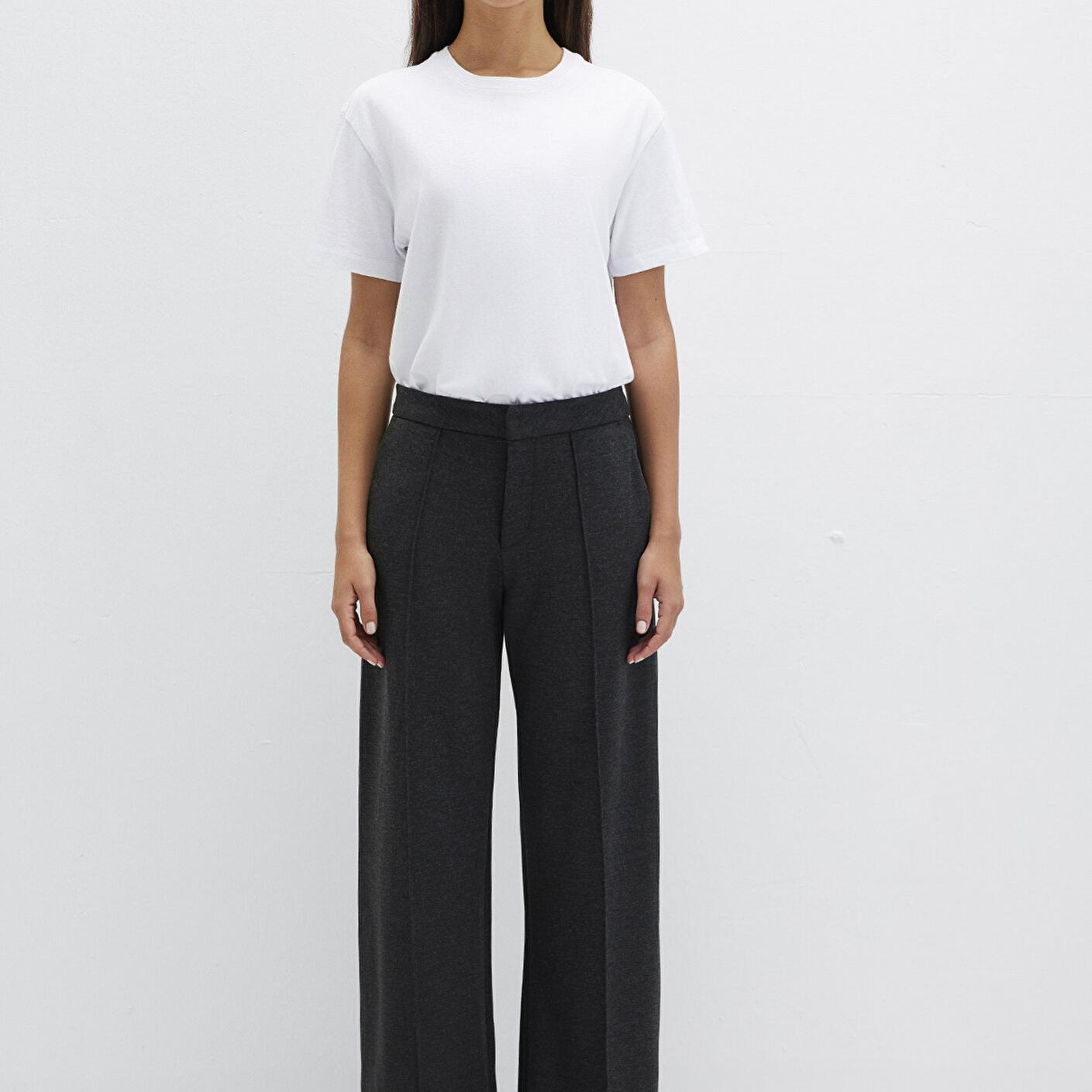 Mavi Antrasit Örme Pantolon 1011048-87829