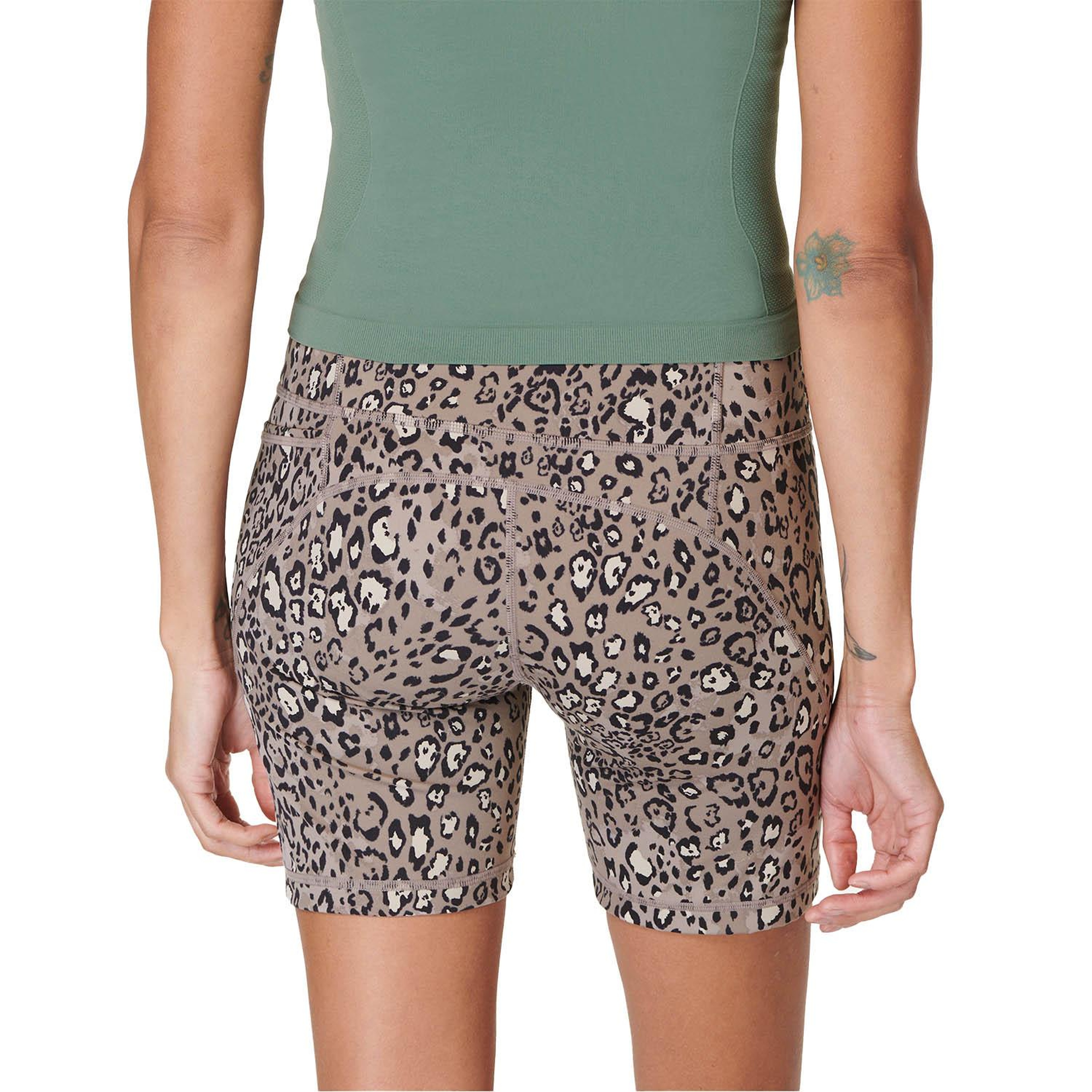 Sweaty Betty Power 6 Biker Shorts Kadın Kahverengi Koşu Şortu