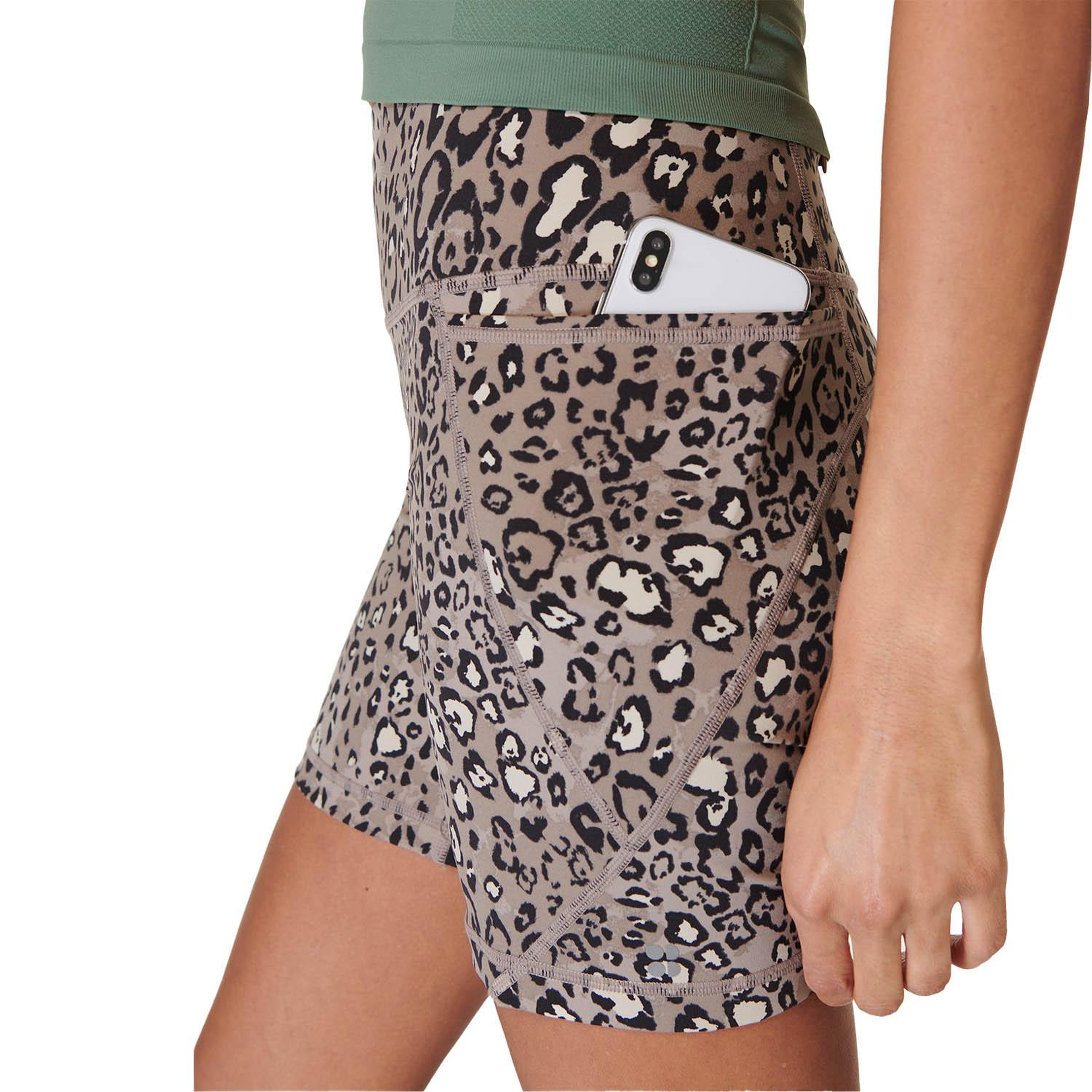 Sweaty Betty Power 6 Biker Shorts Kadın Kahverengi Koşu Şortu