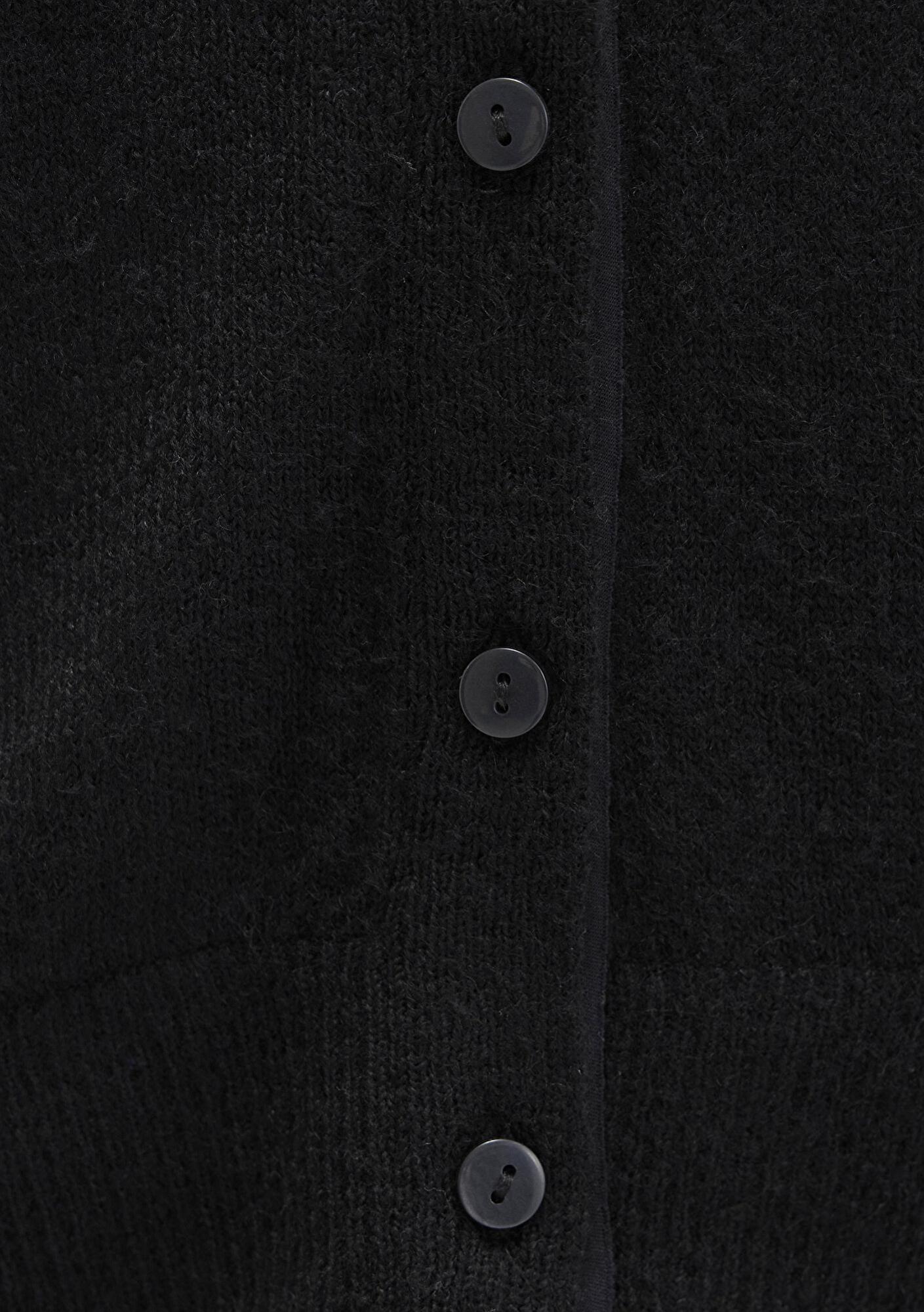 Mavi Yün Karışımlı Siyah Yelek Regular Fit / Normal Kesim 1710791-900