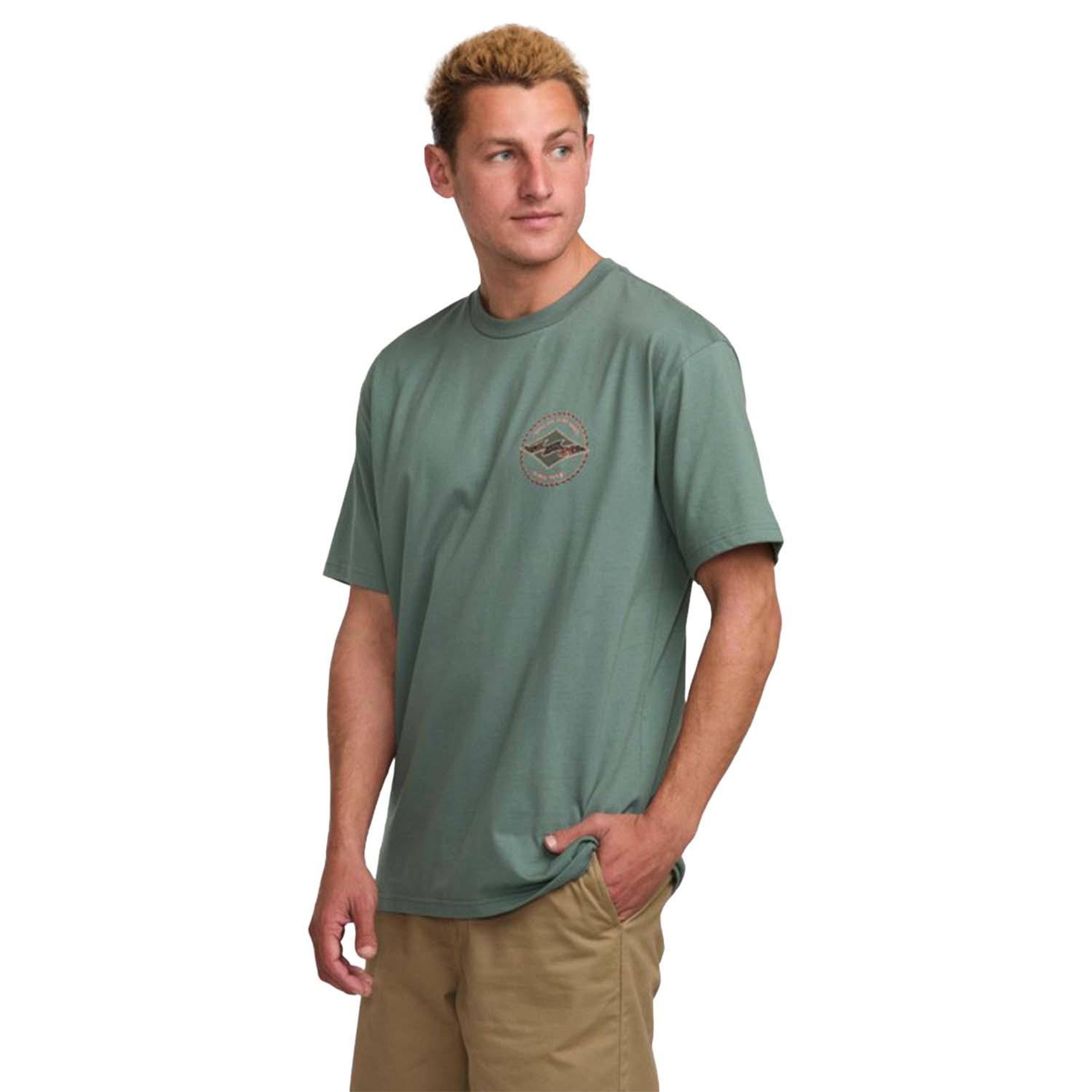 Billabong Rotor Diamond Regular Erkek Mavi Tişört