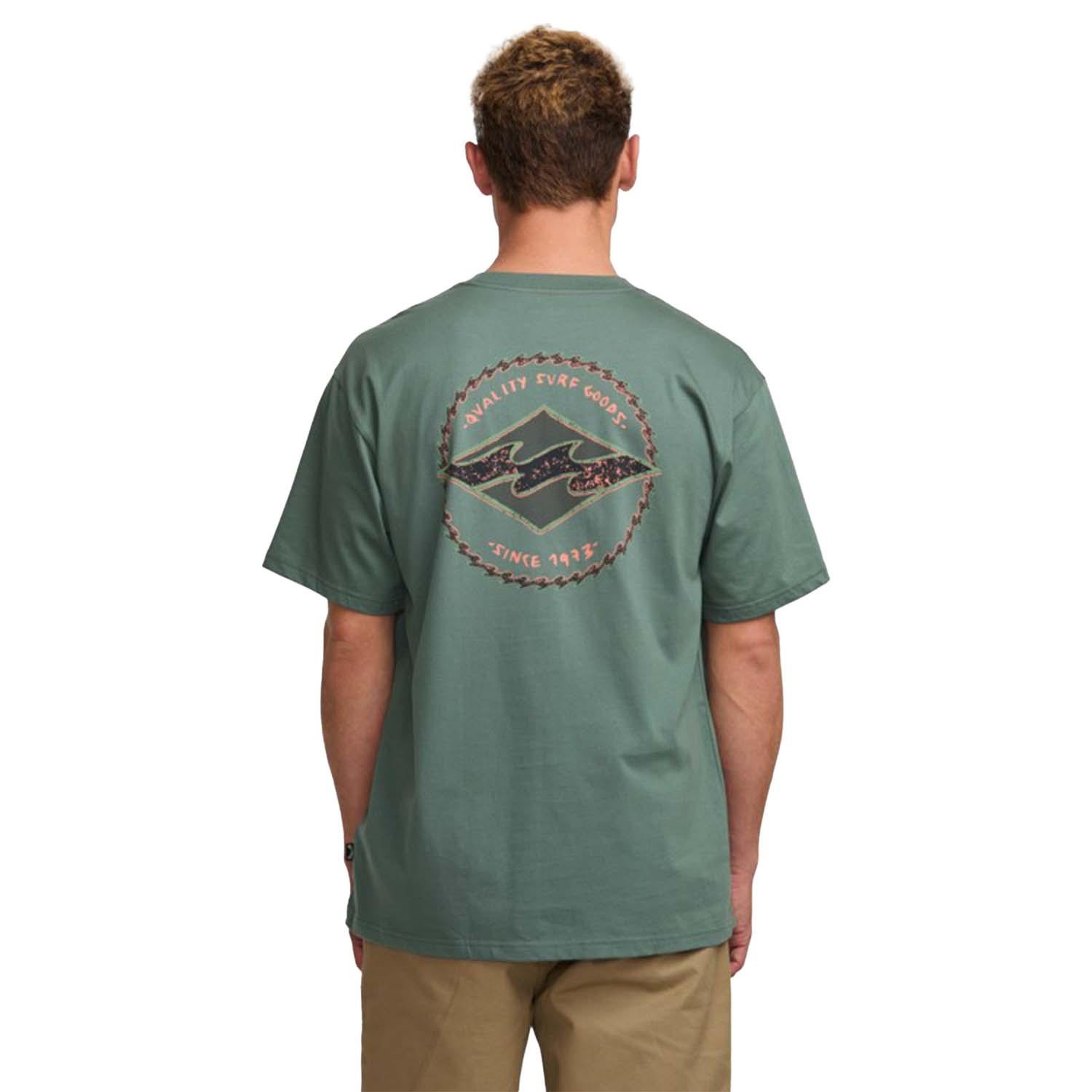 Billabong Rotor Diamond Regular Erkek Mavi Tişört