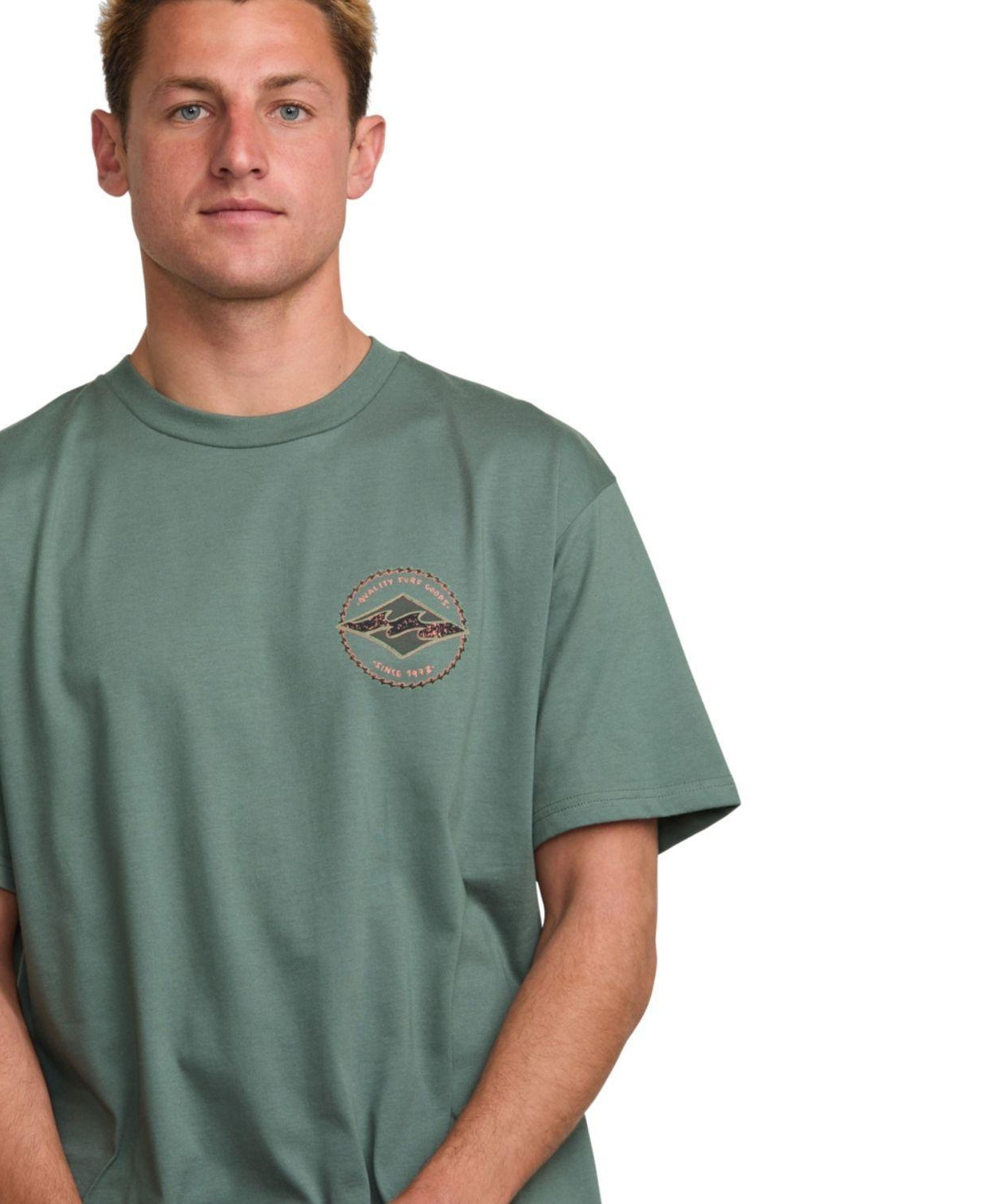 Billabong Rotor Diamond Regular Erkek Mavi Tişört