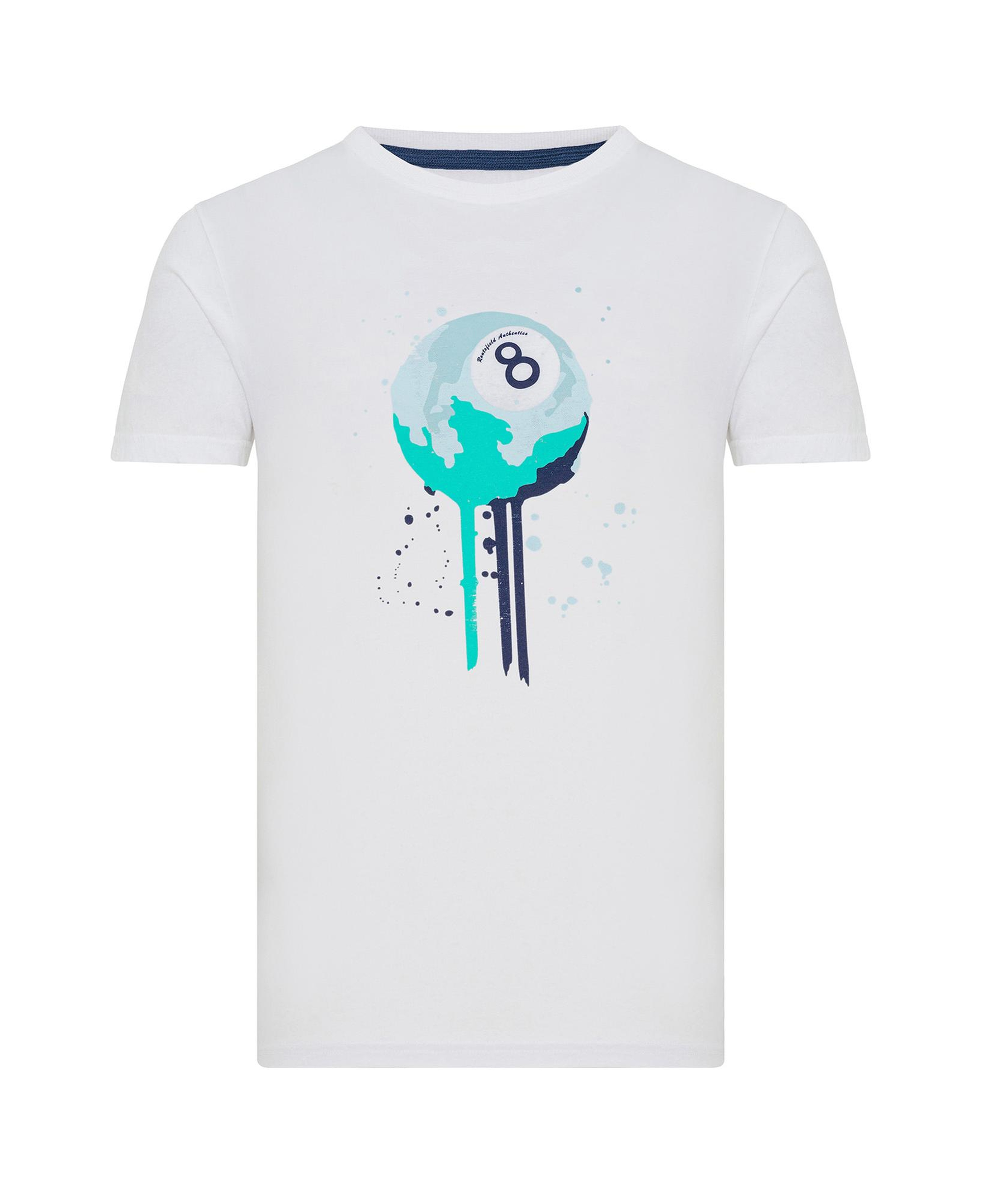 Routefield Trick Erkek Beyaz Tişört