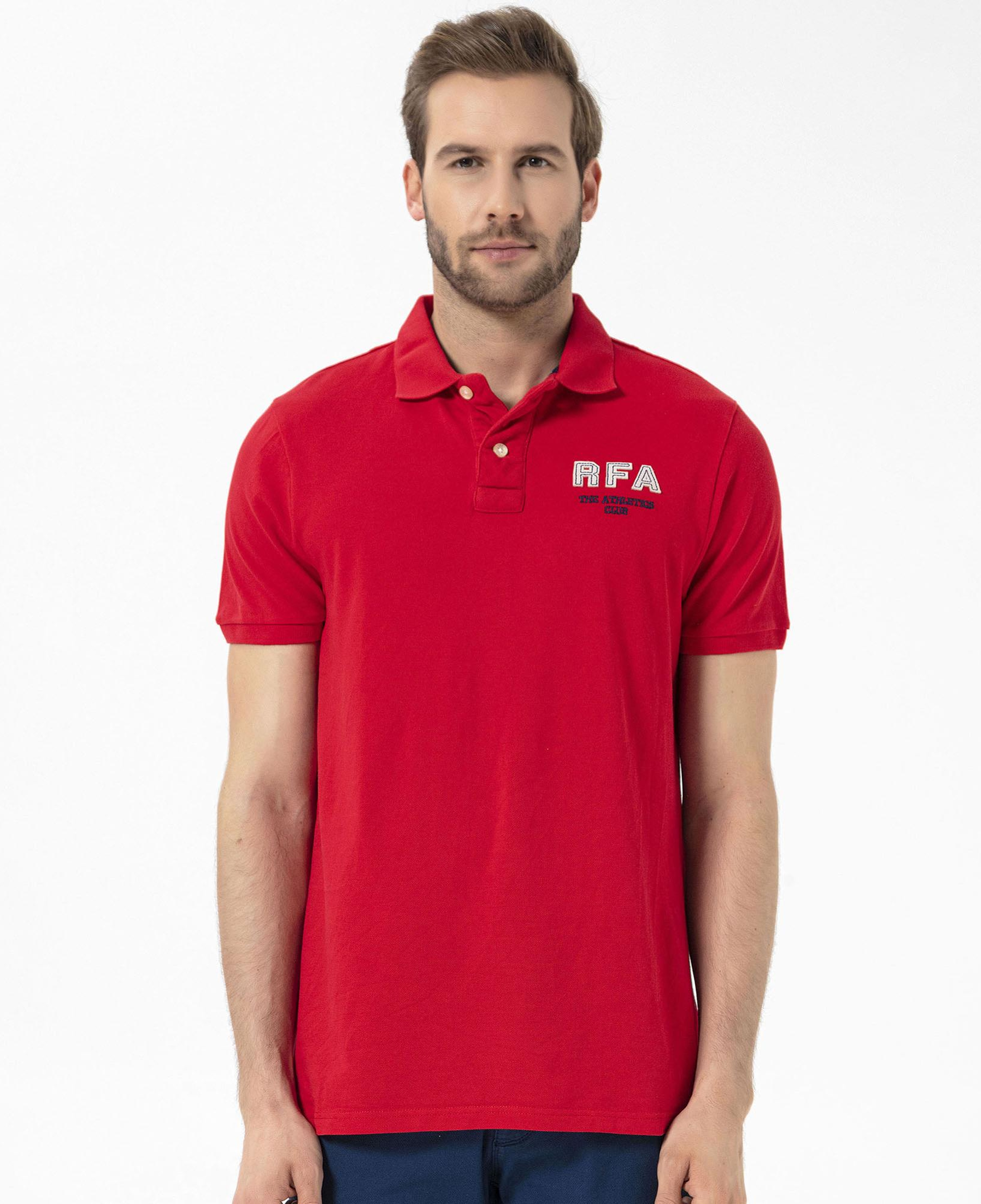 Routefield Prince Erkek Kırmızı Polo Tişört