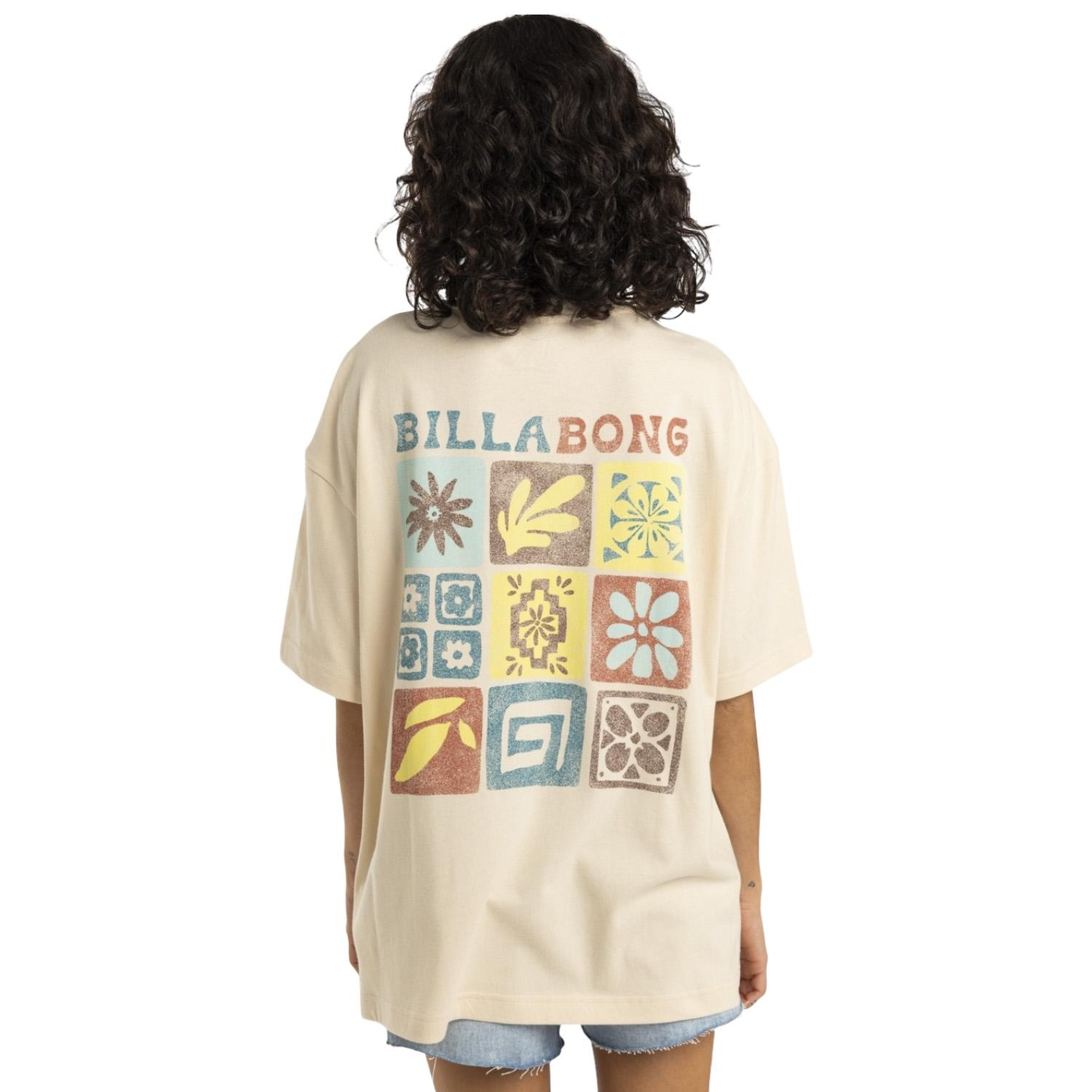 Billabong Brand New Day Kadın Beyaz Tişört