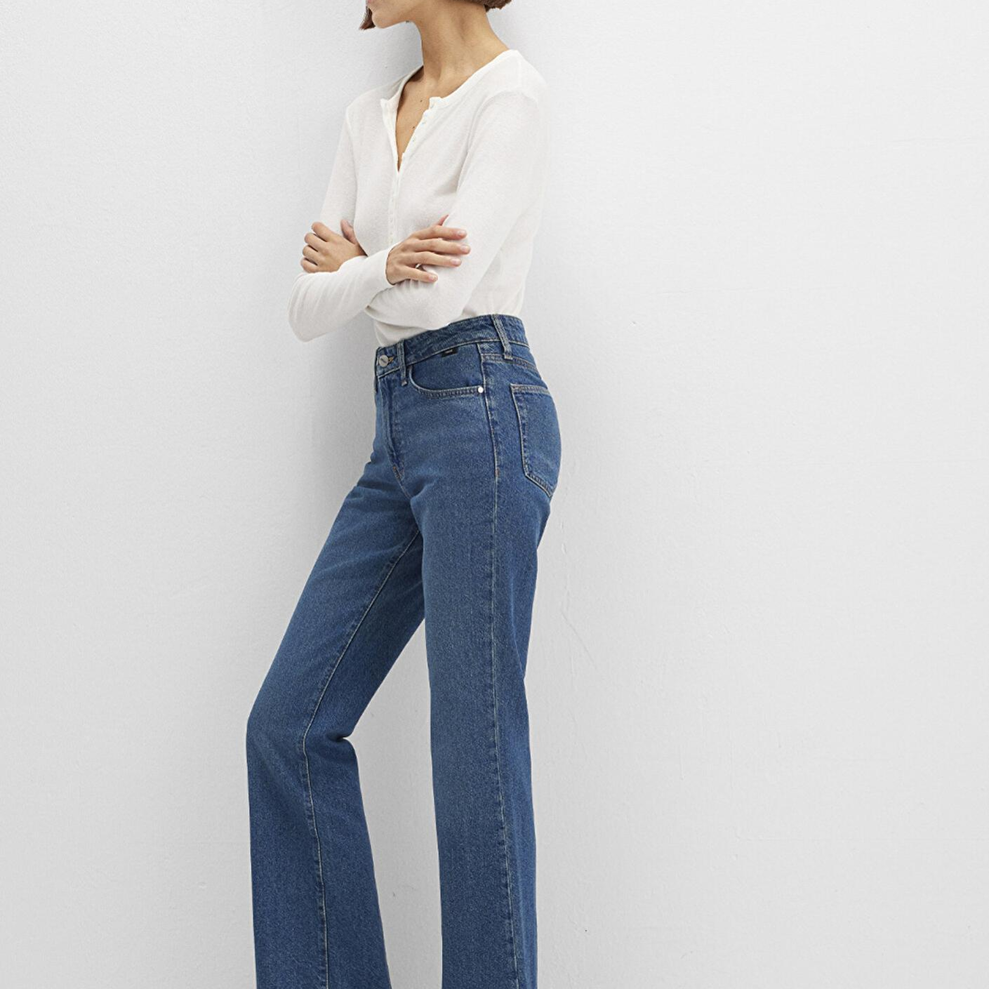 Mavi Miav Jeans 90lar Gölgeli Koyu Mavi Jean Pantolon 1010299-91180