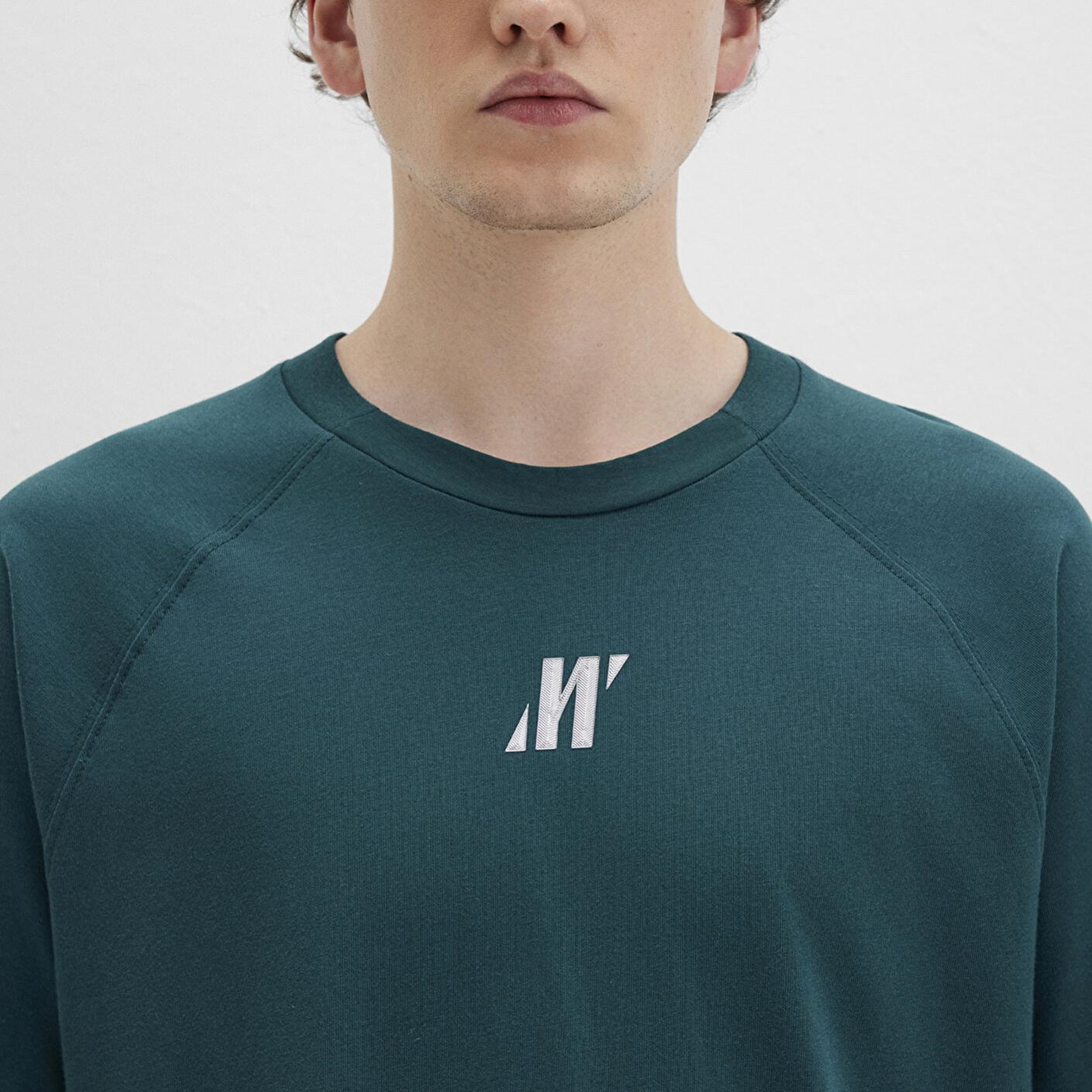 Mavi Pro Logo Baskılı Yeşil Tişört Loose Fit / Bol Rahat Kesim 0613076-71925