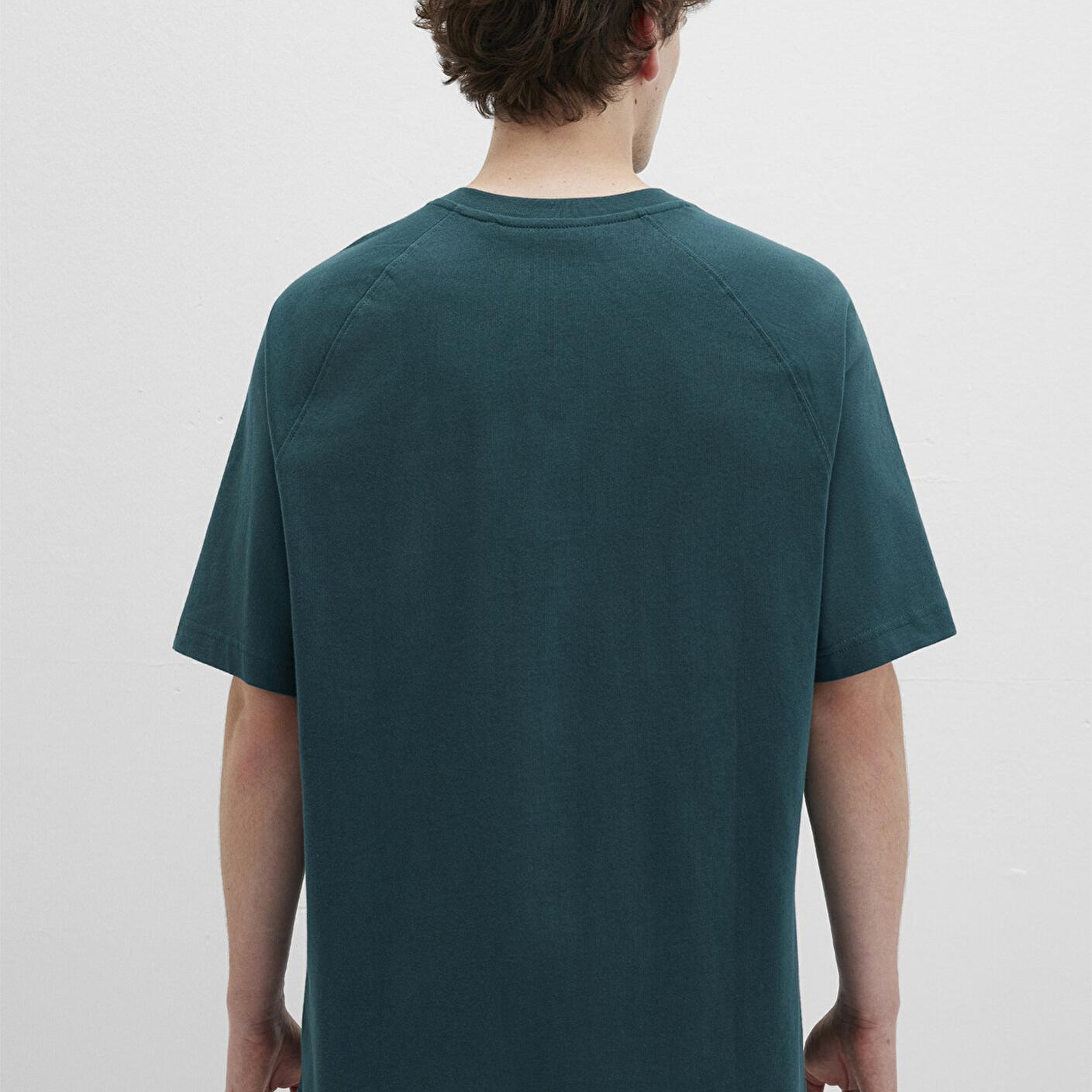 Mavi Pro Logo Baskılı Yeşil Tişört Loose Fit / Bol Rahat Kesim 0613076-71925