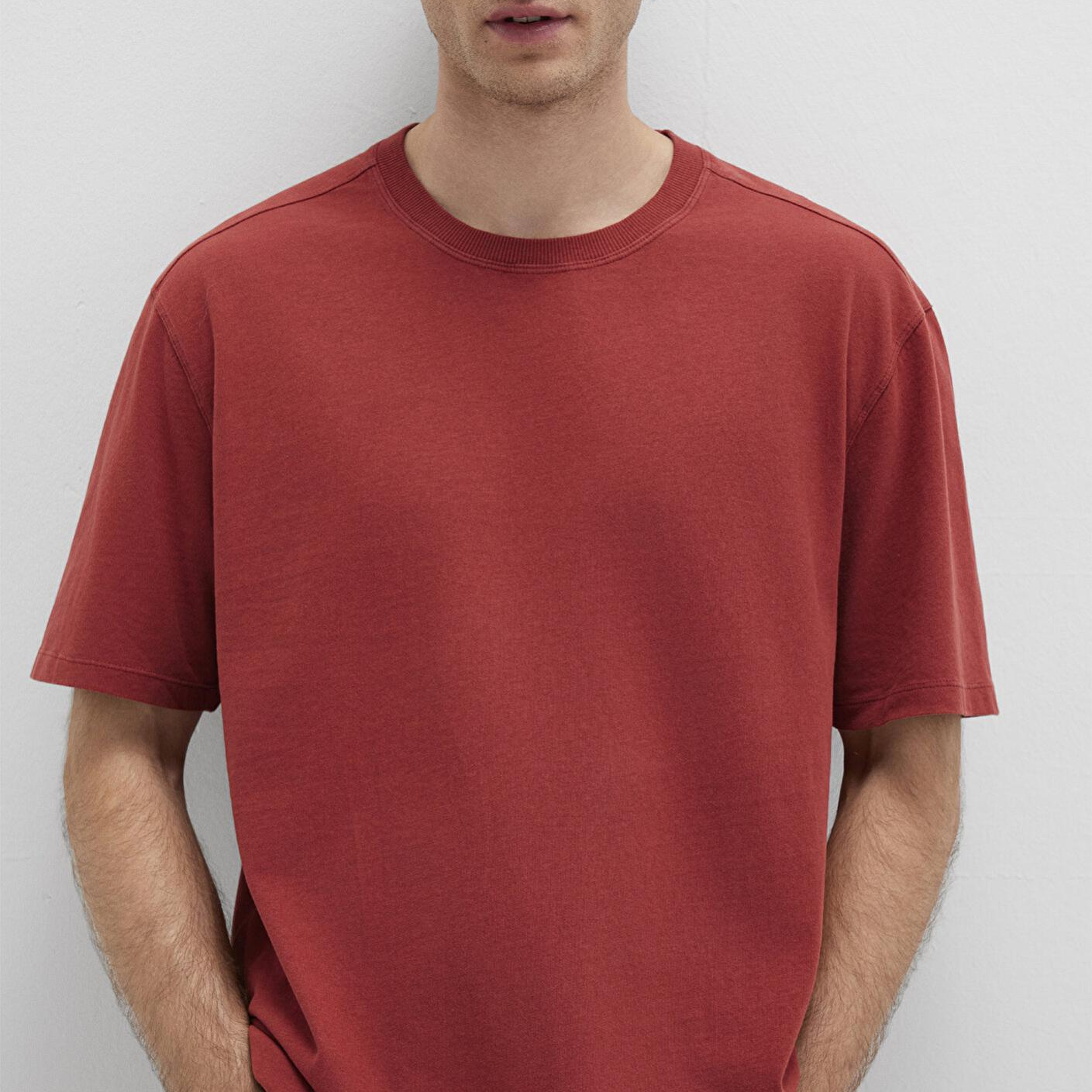 Mavi Kırmızı Tişört Loose Fit / Bol Rahat Kesim 0613044-70457